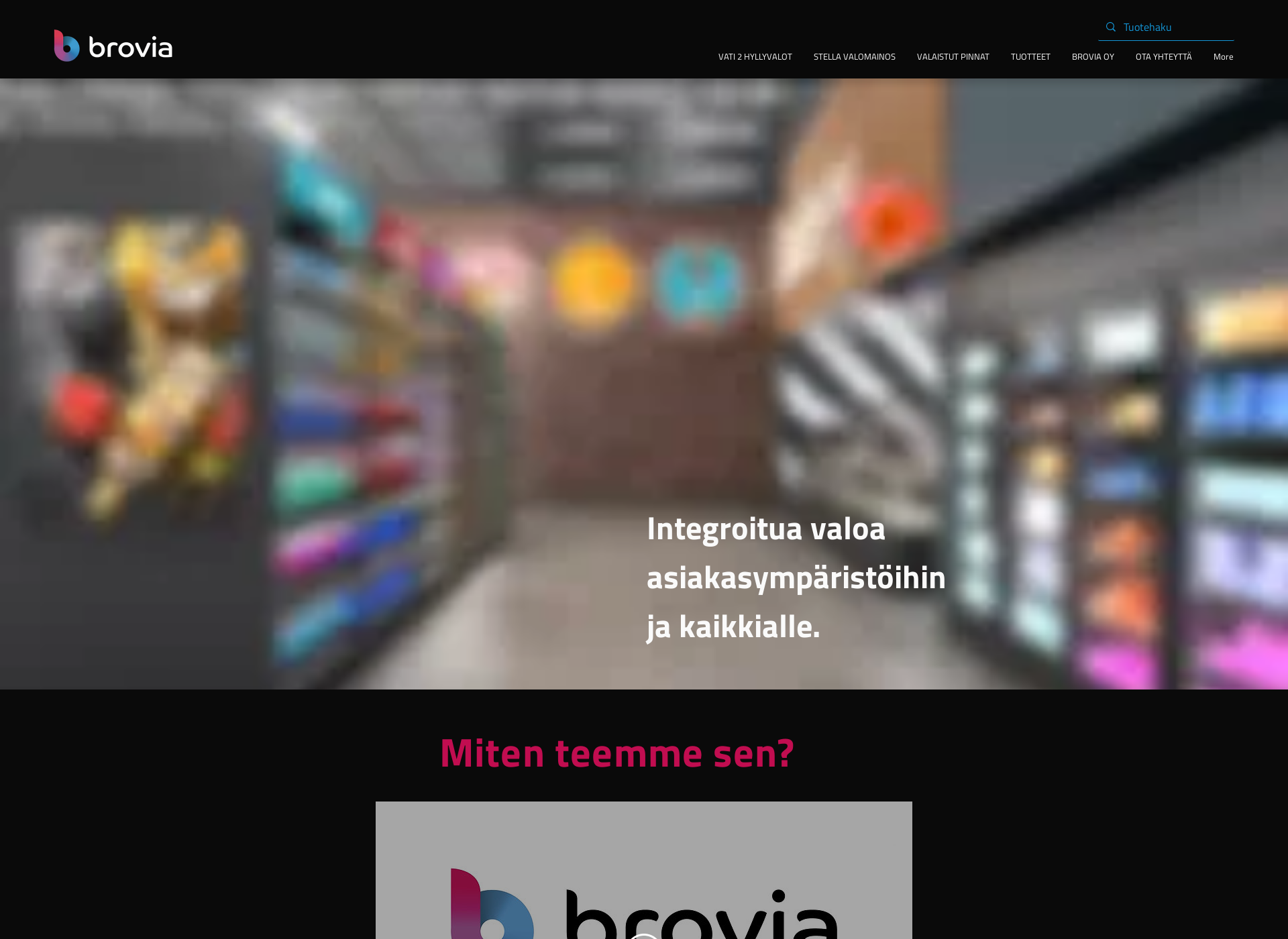 Screenshot for brovia.fi