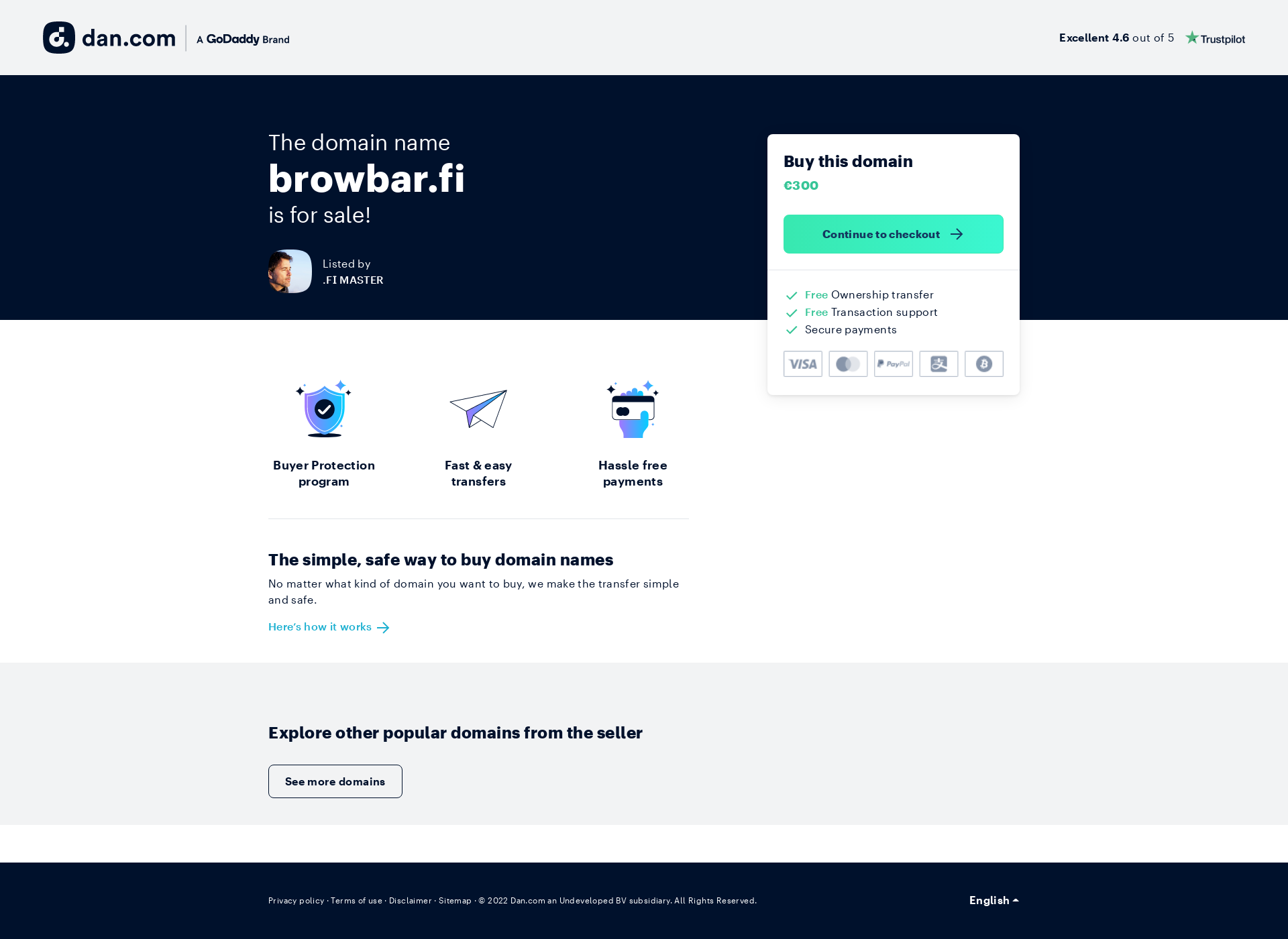 Screenshot for browbar.fi