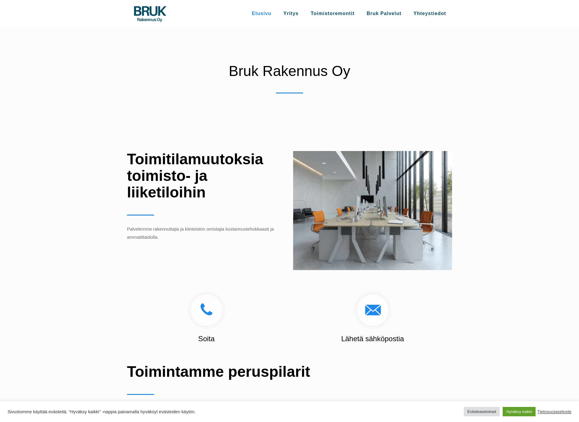 Skärmdump för brukrakennus.fi