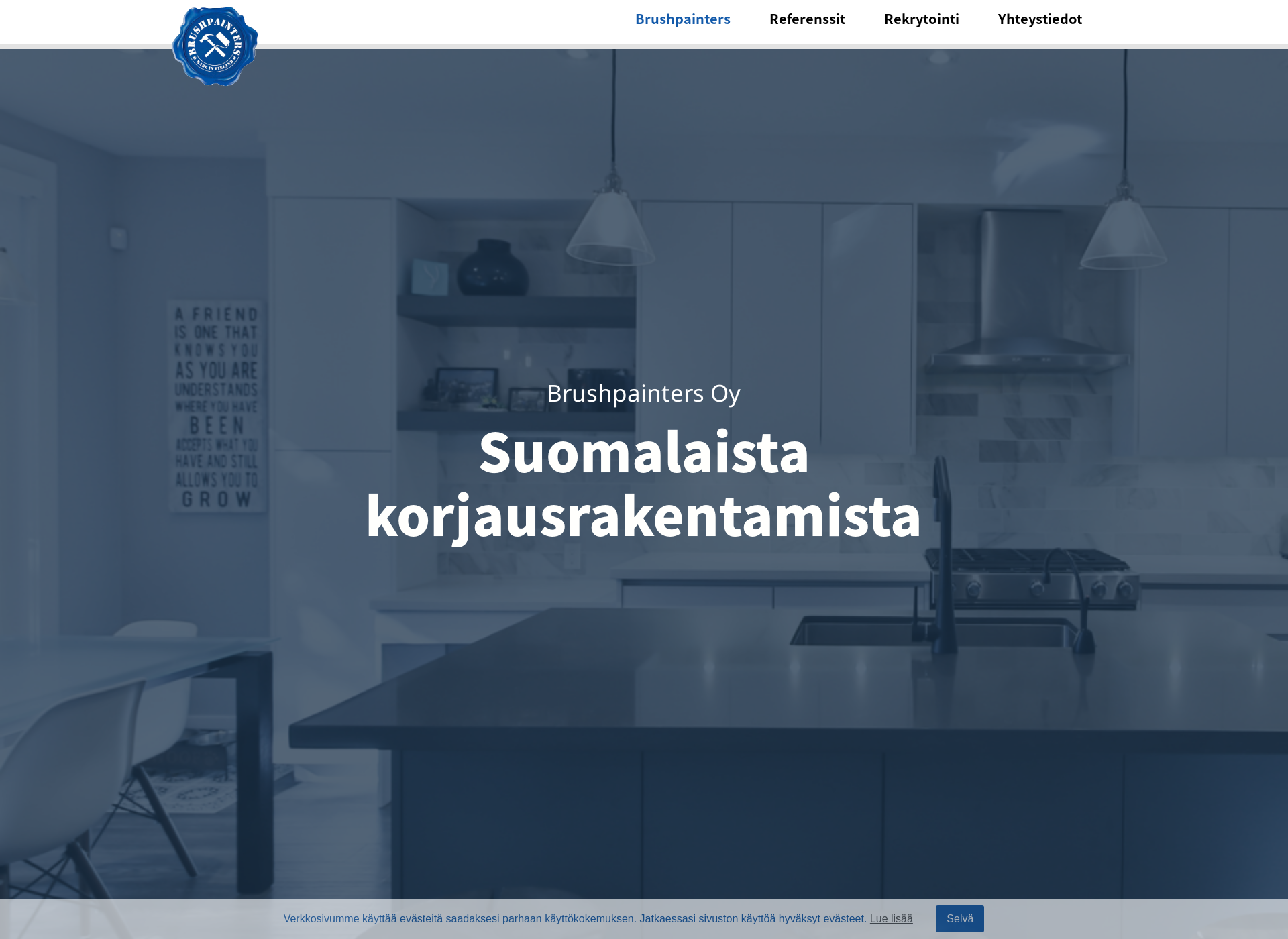 Skärmdump för brushpainters.fi