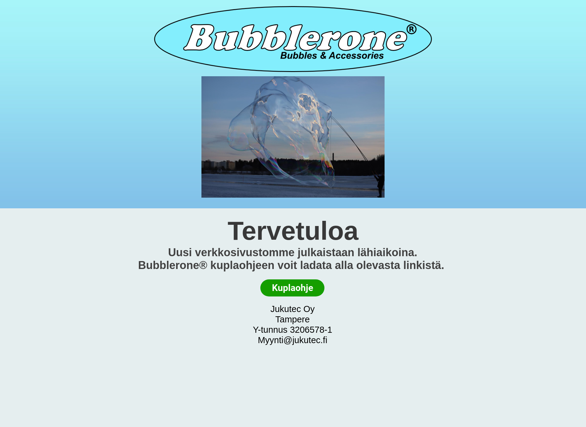 Screenshot for bubblerone.fi