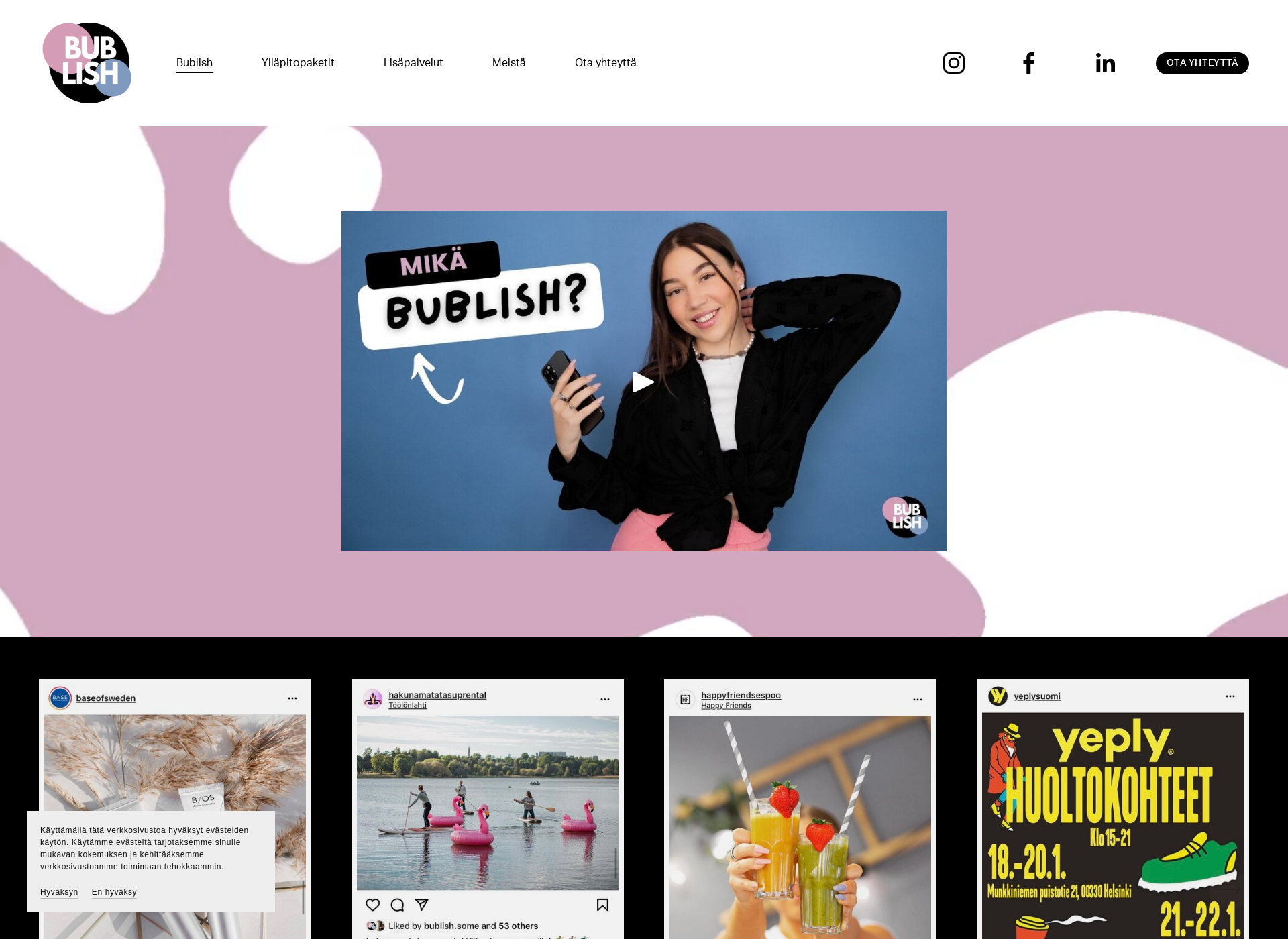 Screenshot for bublish.fi