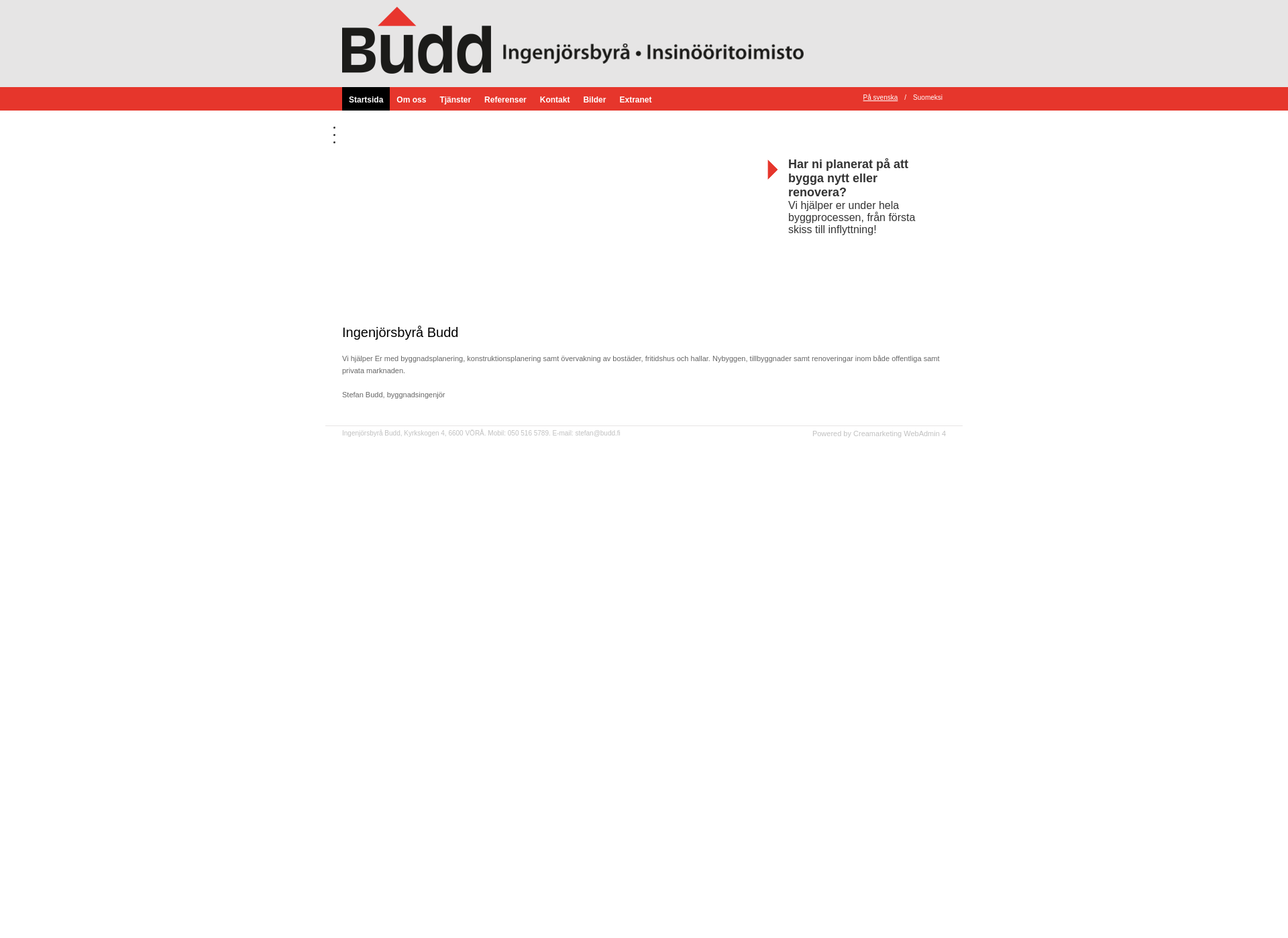 Screenshot for budd.fi