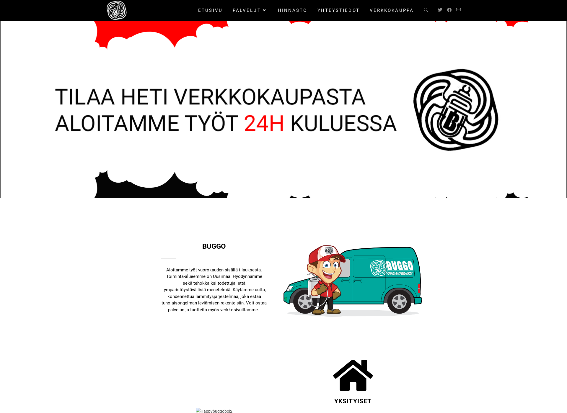 Screenshot for buggo.fi