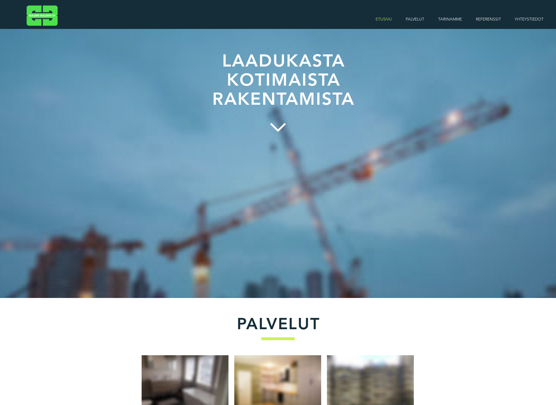 Screenshot for buildingbuilders.fi