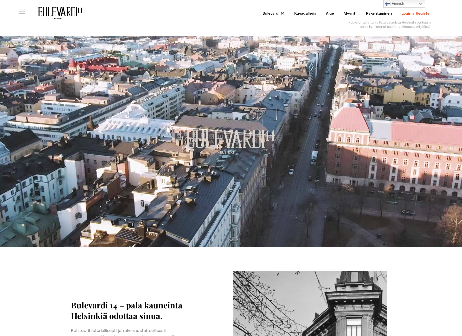Skärmdump för bulevardi14.fi