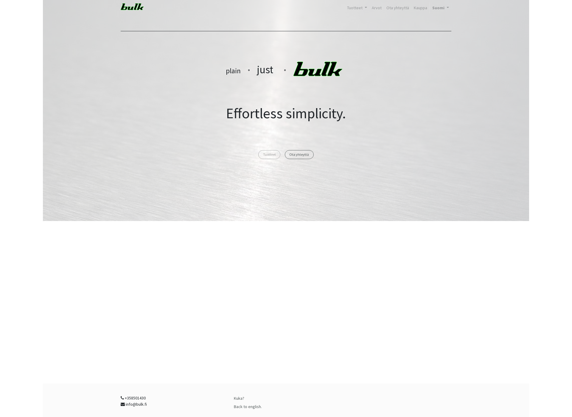 Screenshot for bulk.fi