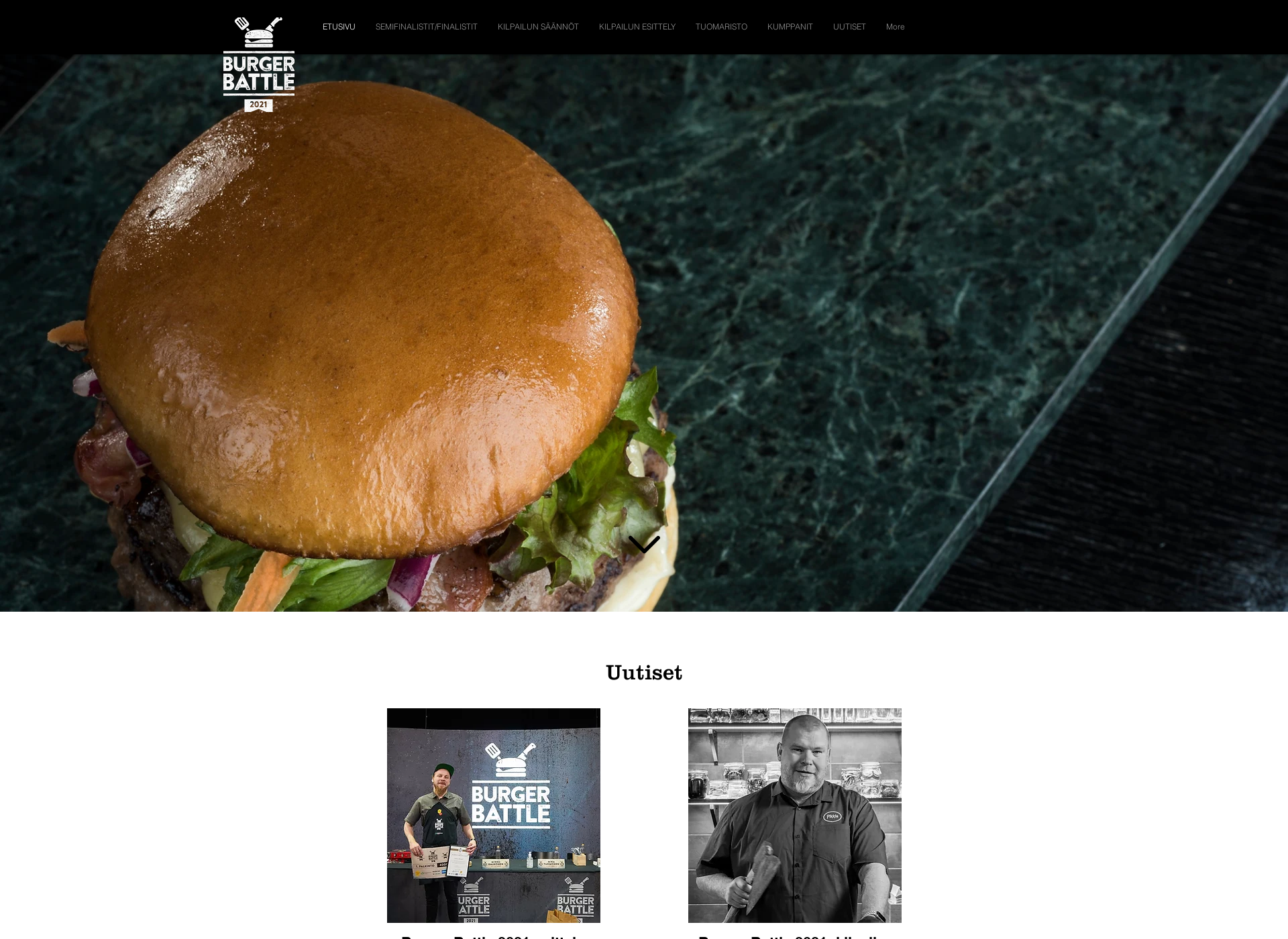 Skärmdump för burgerbattle.fi