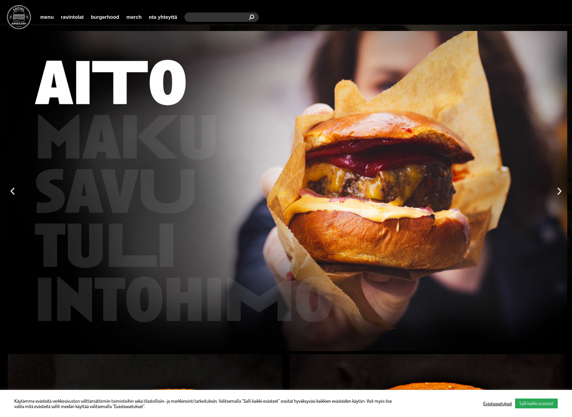 Näyttökuva burgerjoint.fi