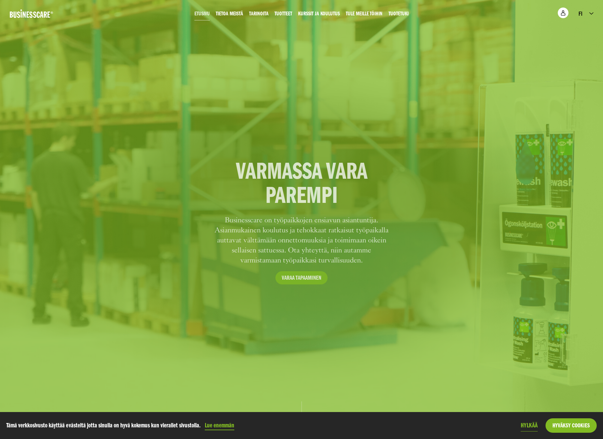 Screenshot for businesscare.fi