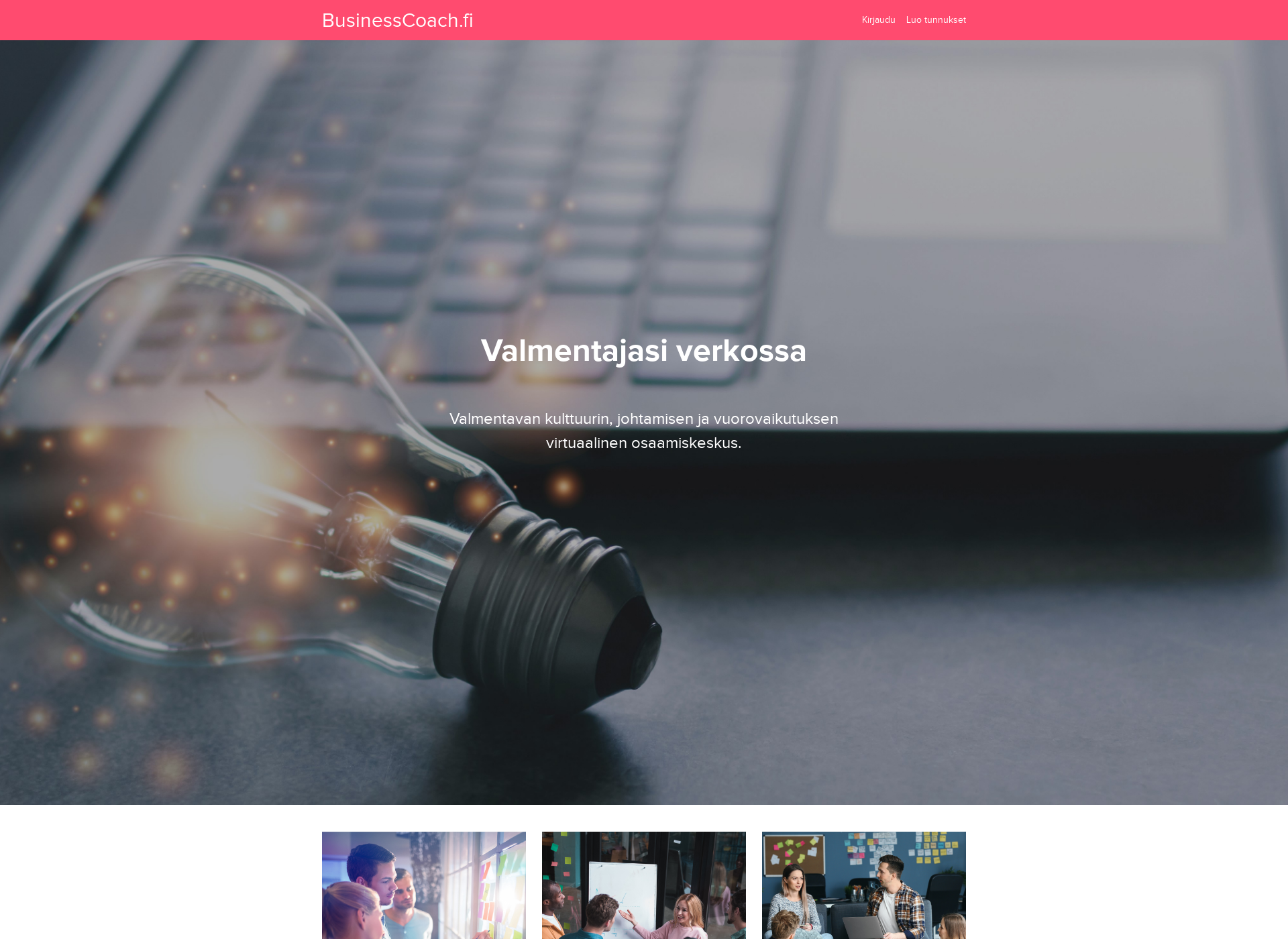 Screenshot for businesscoach.fi