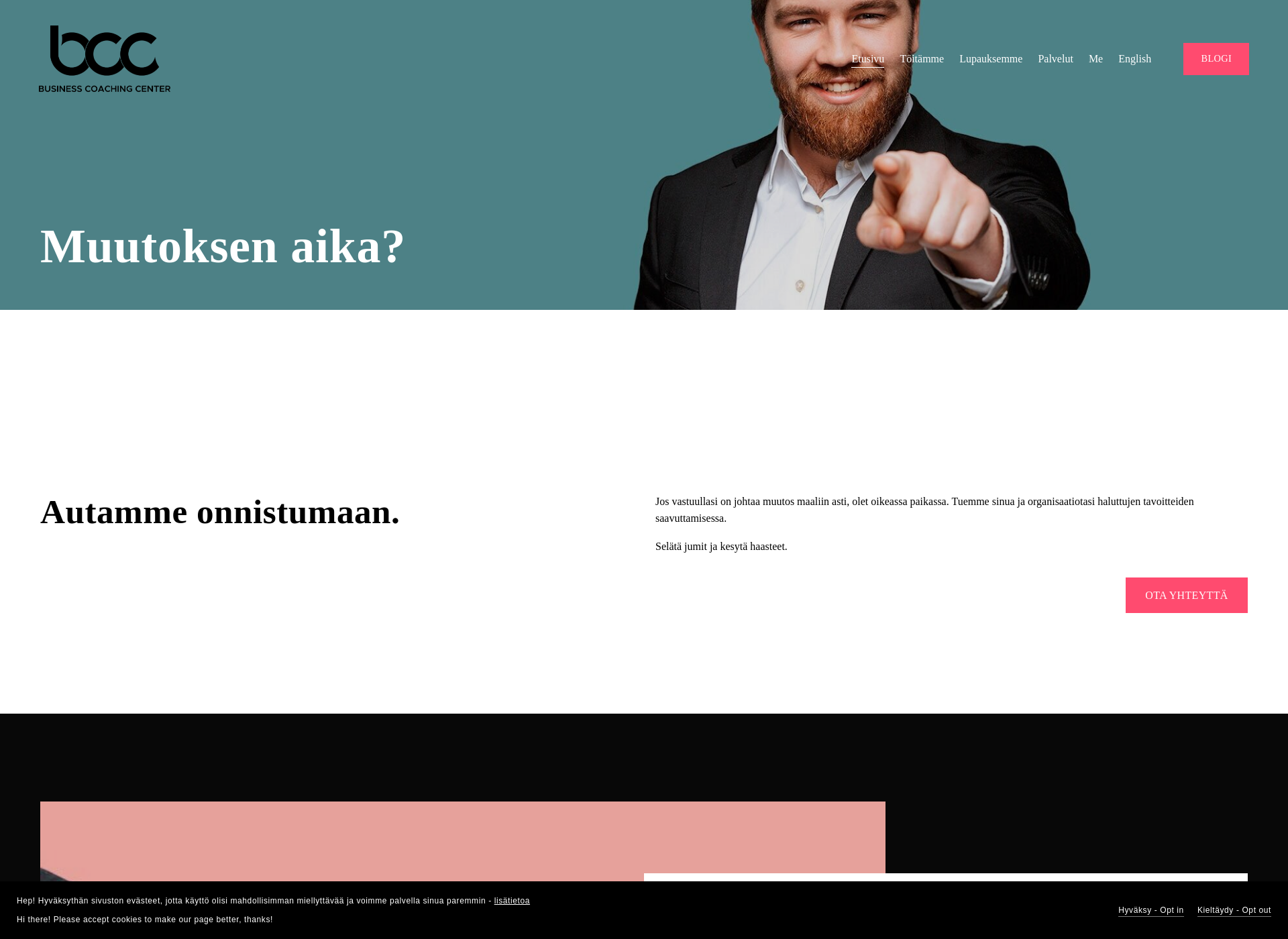 Skärmdump för businesscoaching.fi