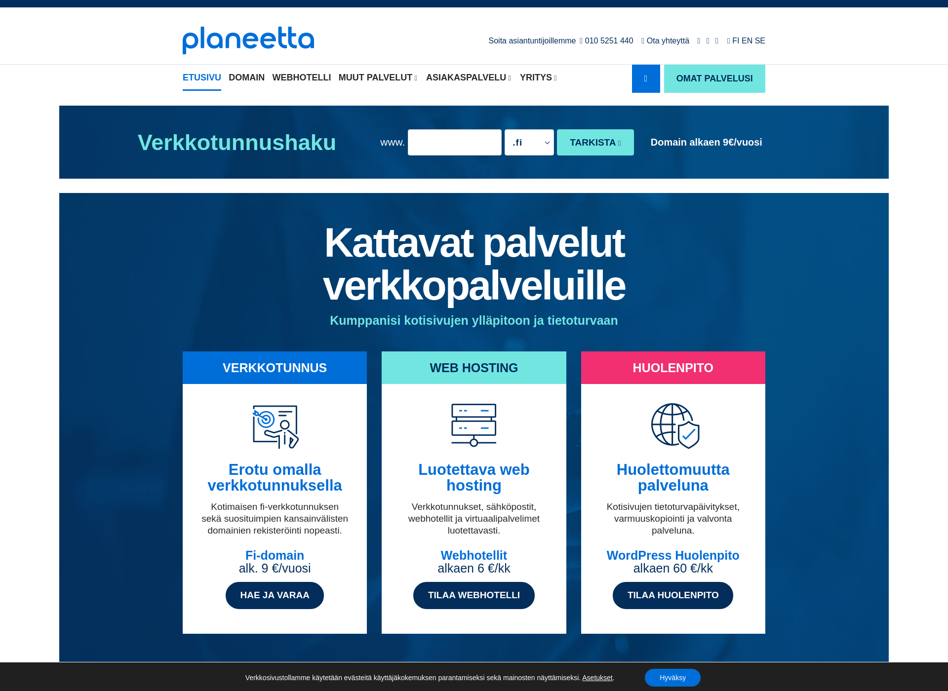 Skärmdump för businessfacilitation.fi