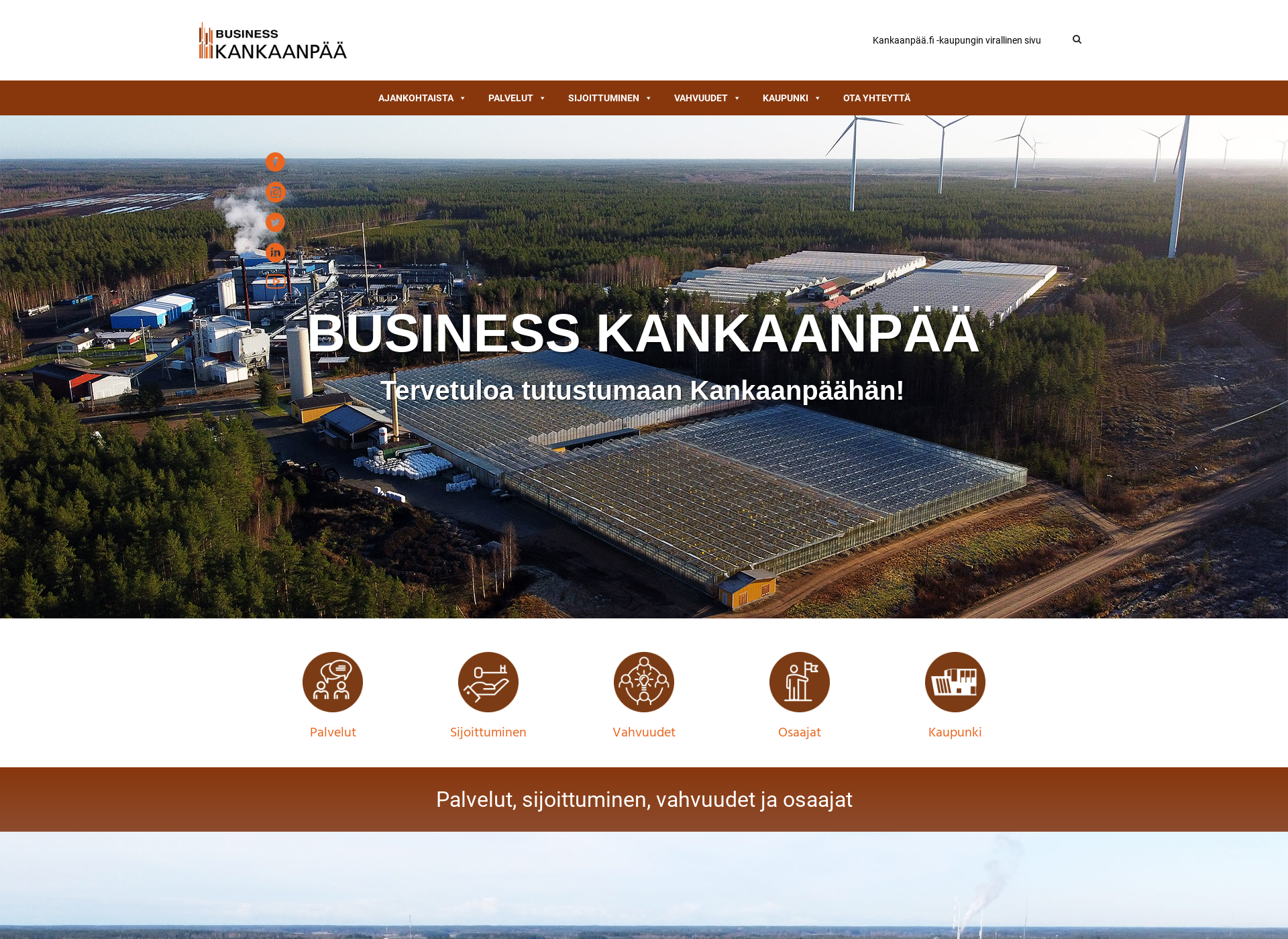 Screenshot for businesskankaanpaa.fi