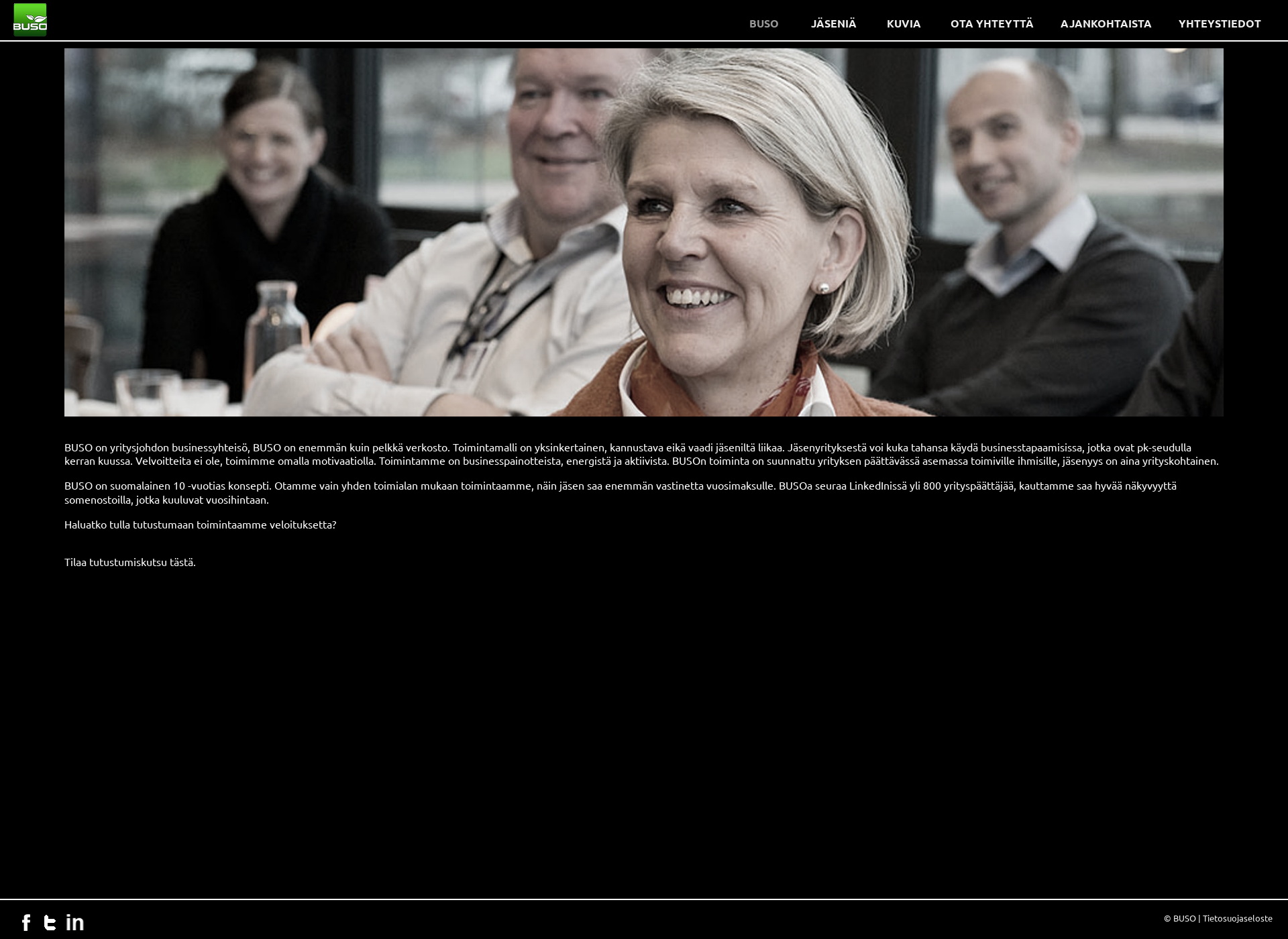 Screenshot for buso.fi