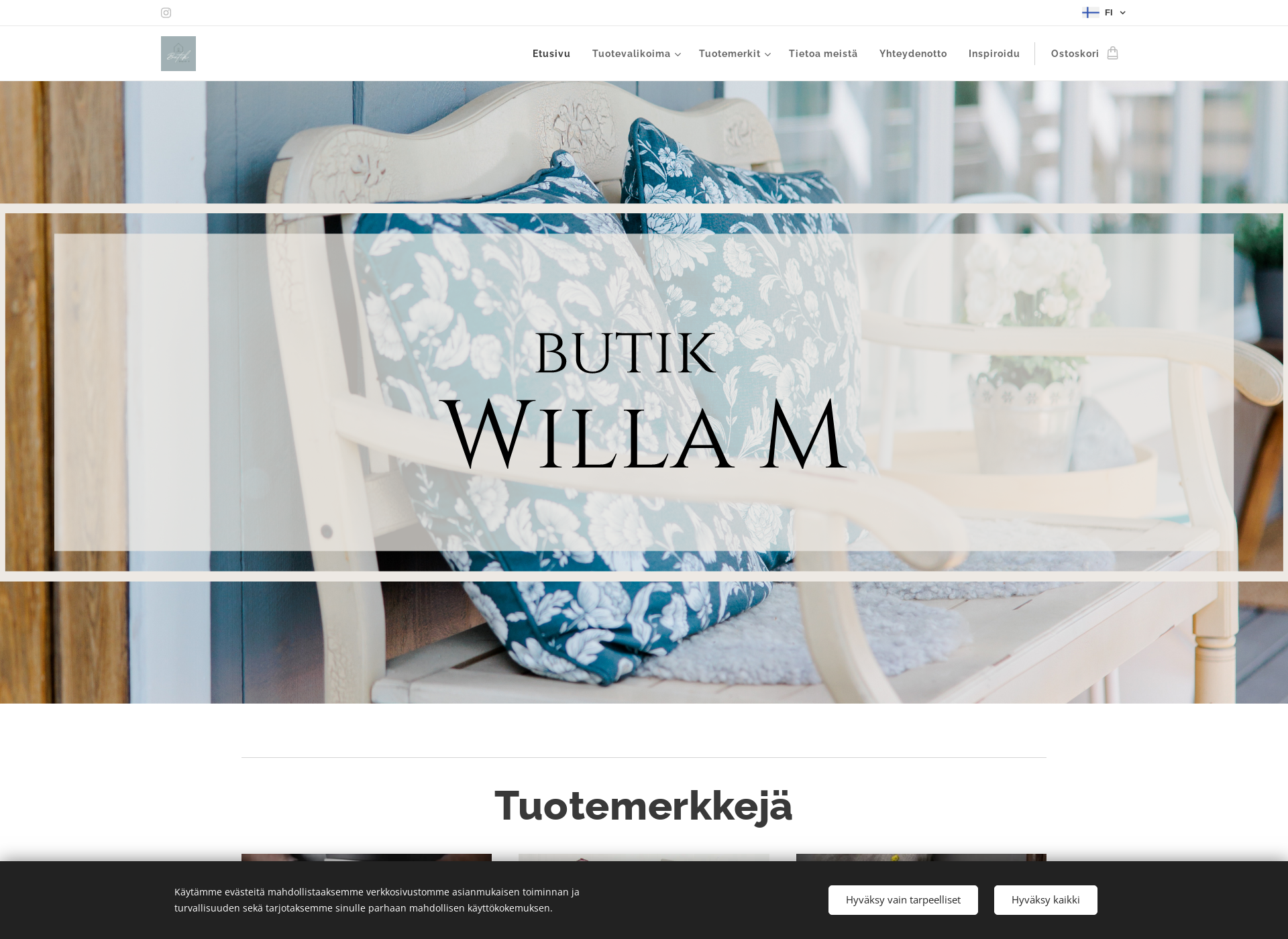 Screenshot for butikwillam.fi
