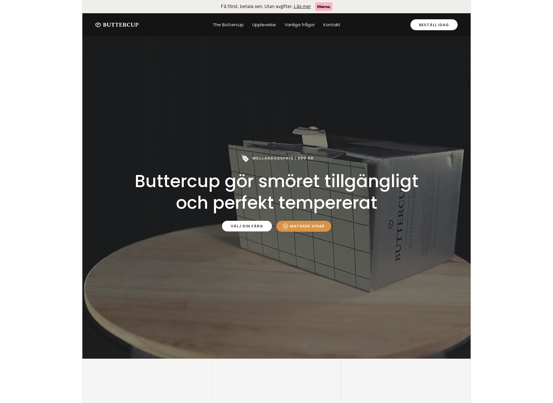 Screenshot for buttercup.fi