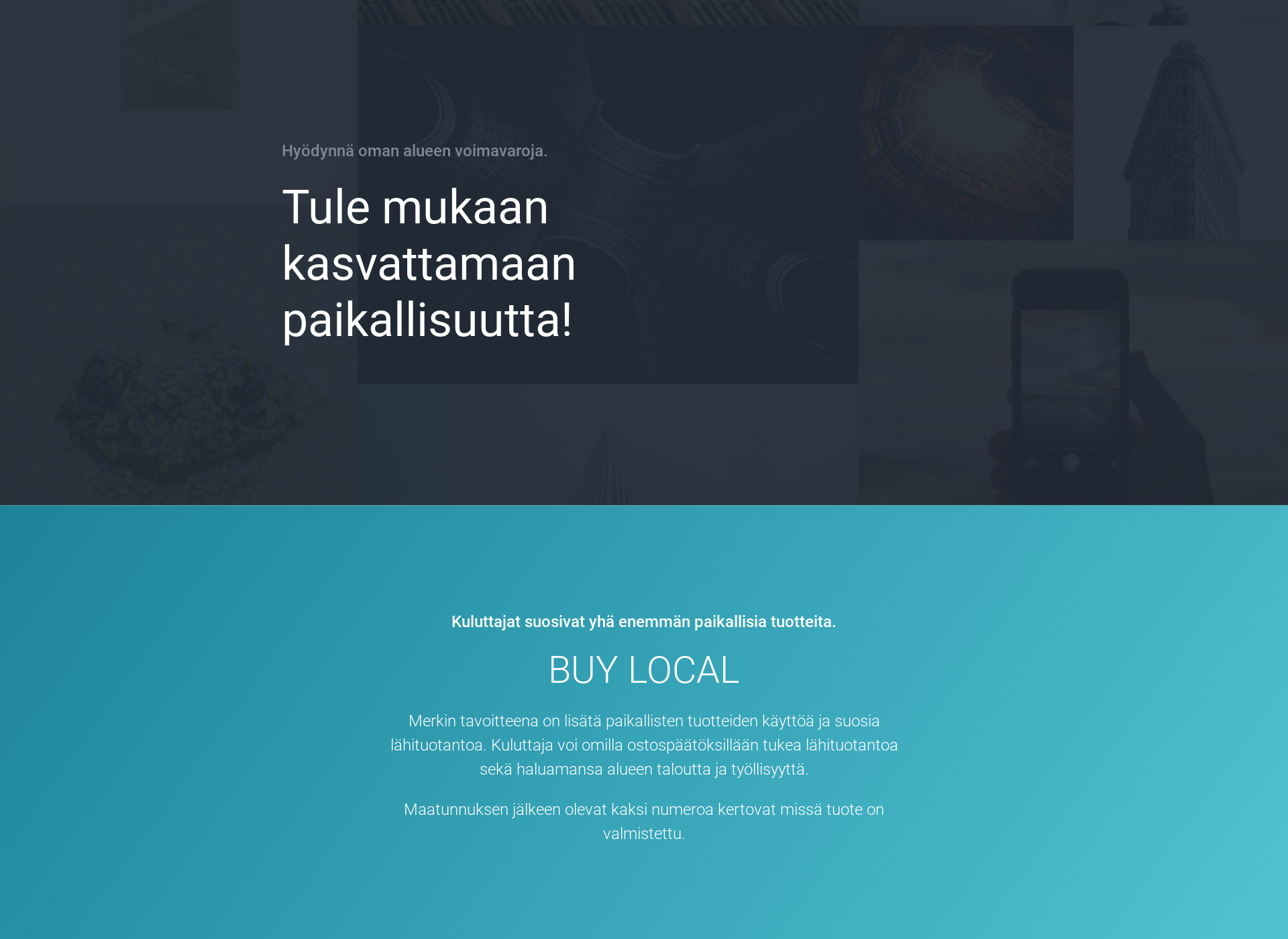 Skärmdump för buylocal.fi