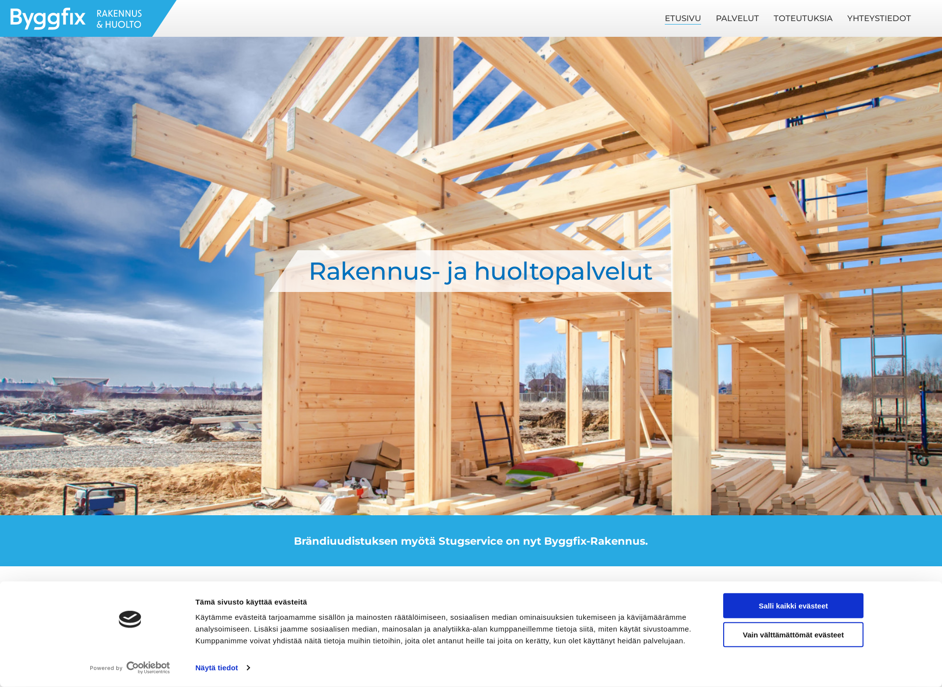 Screenshot for byggfix-rakennus.fi