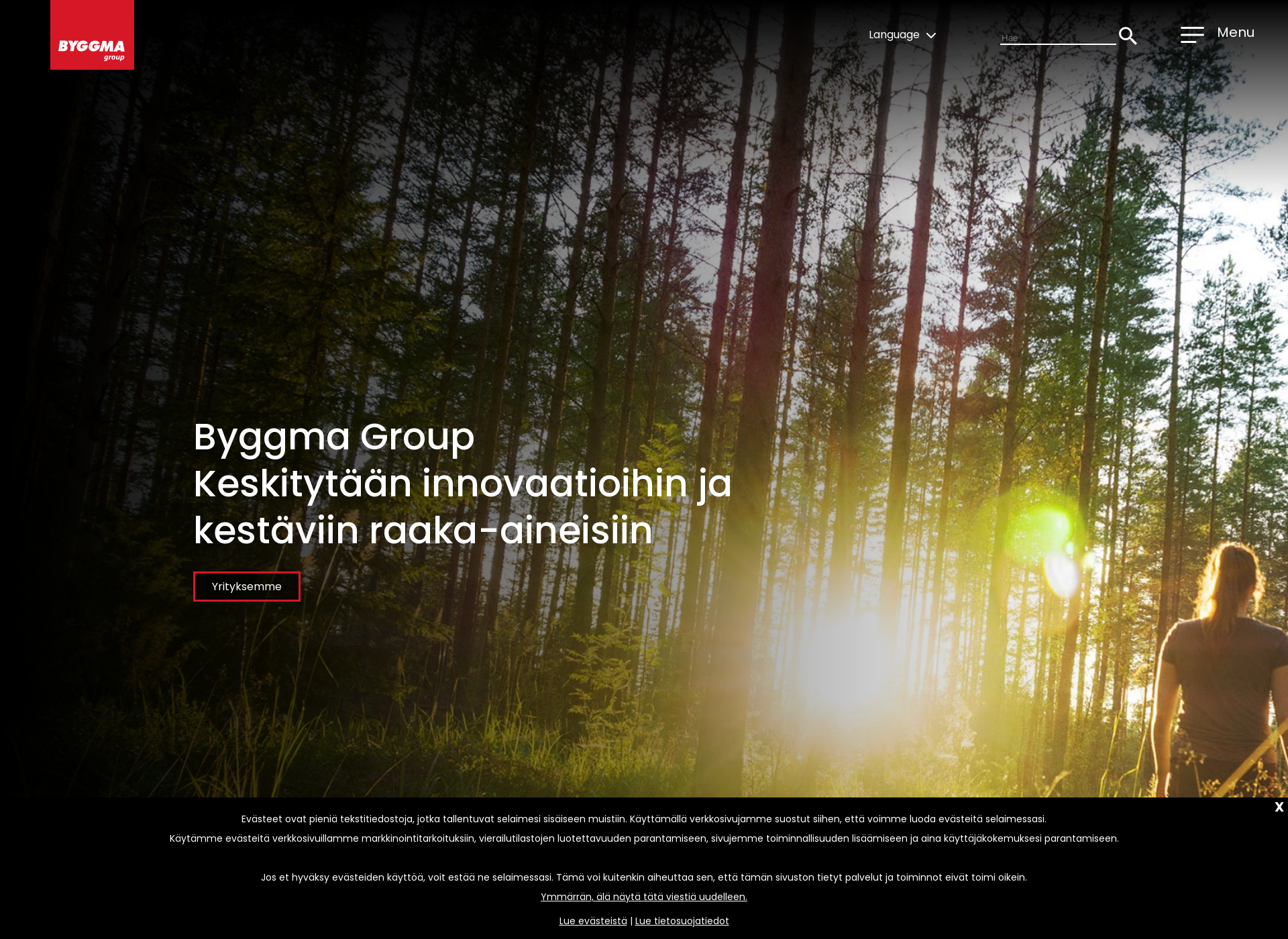 Skärmdump för byggmagroup.fi