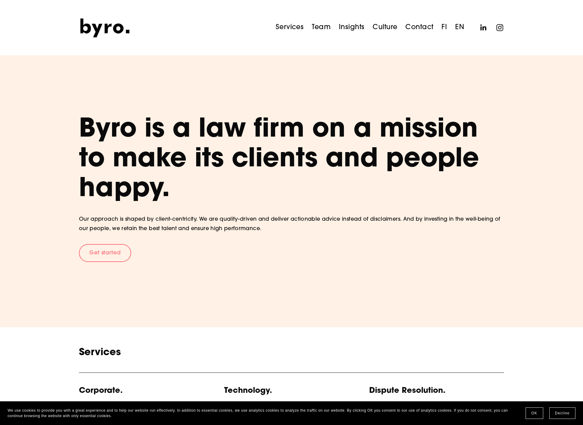 Screenshot for byro.legal