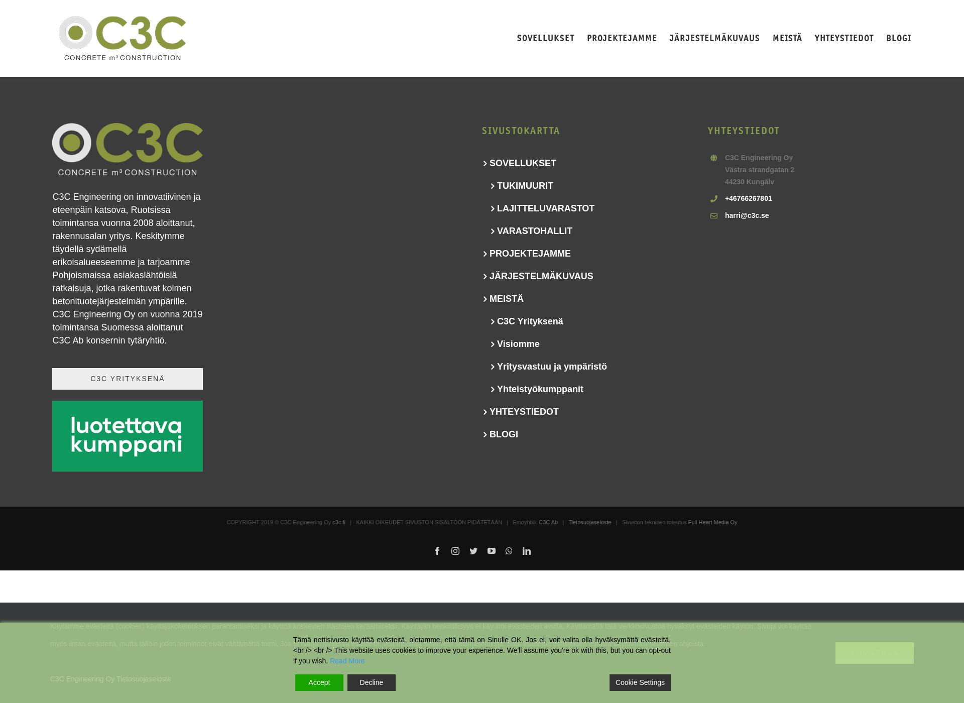 Screenshot for c3c.fi