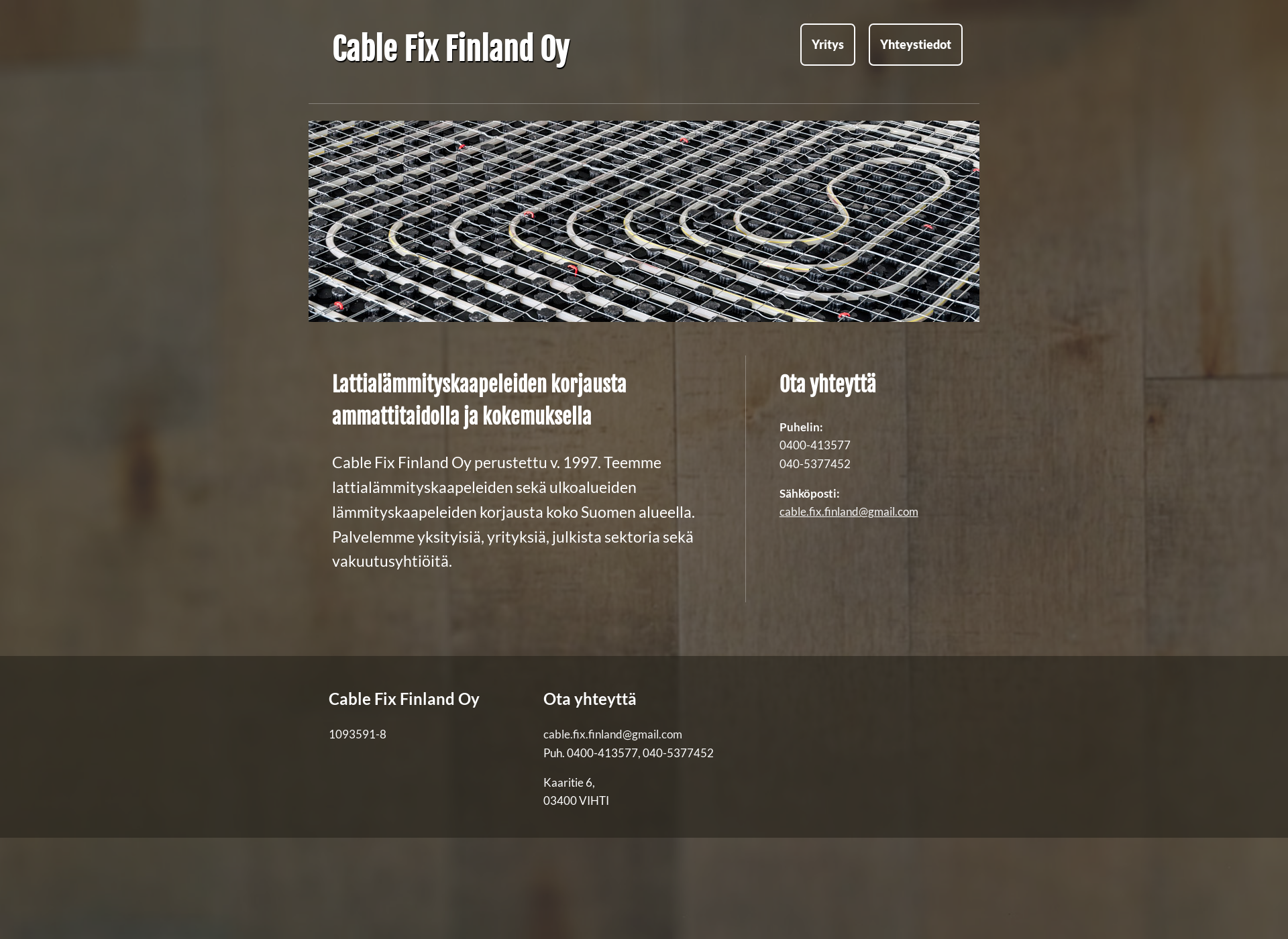 Screenshot for cablefix.fi