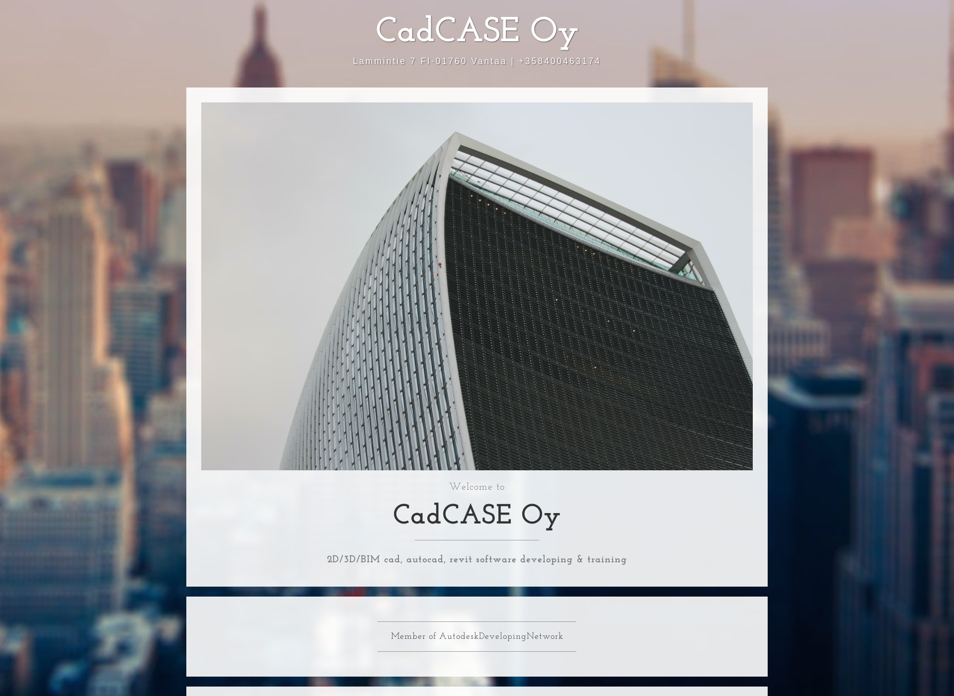 Screenshot for cadcase.fi