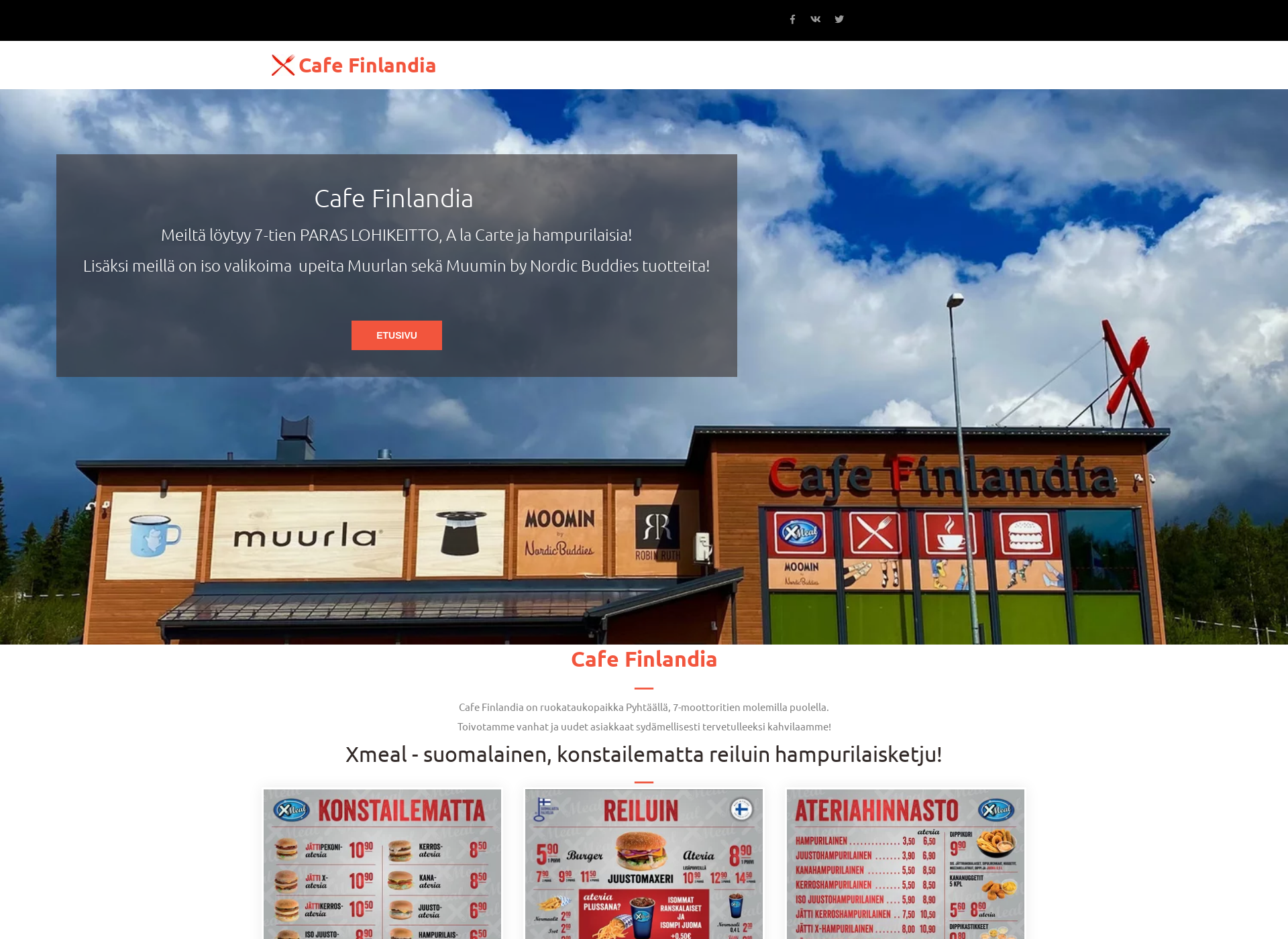 Screenshot for cafefinlandia.fi