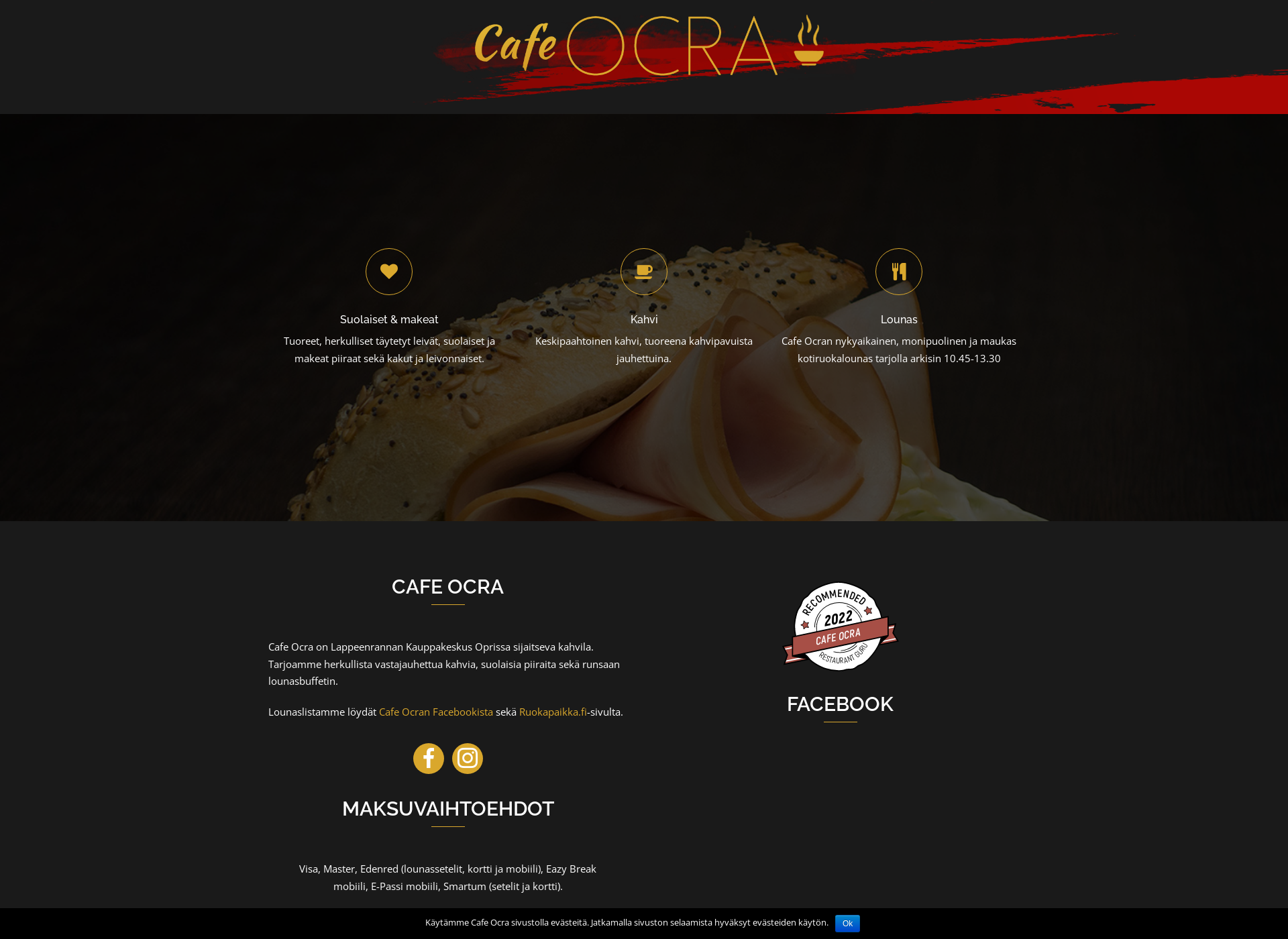 Screenshot for cafeocra.fi