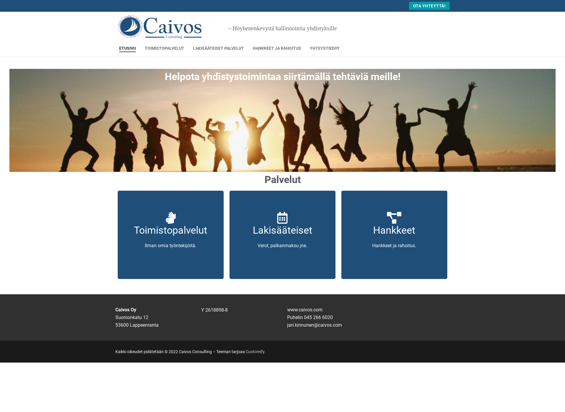 Screenshot for caivos.fi