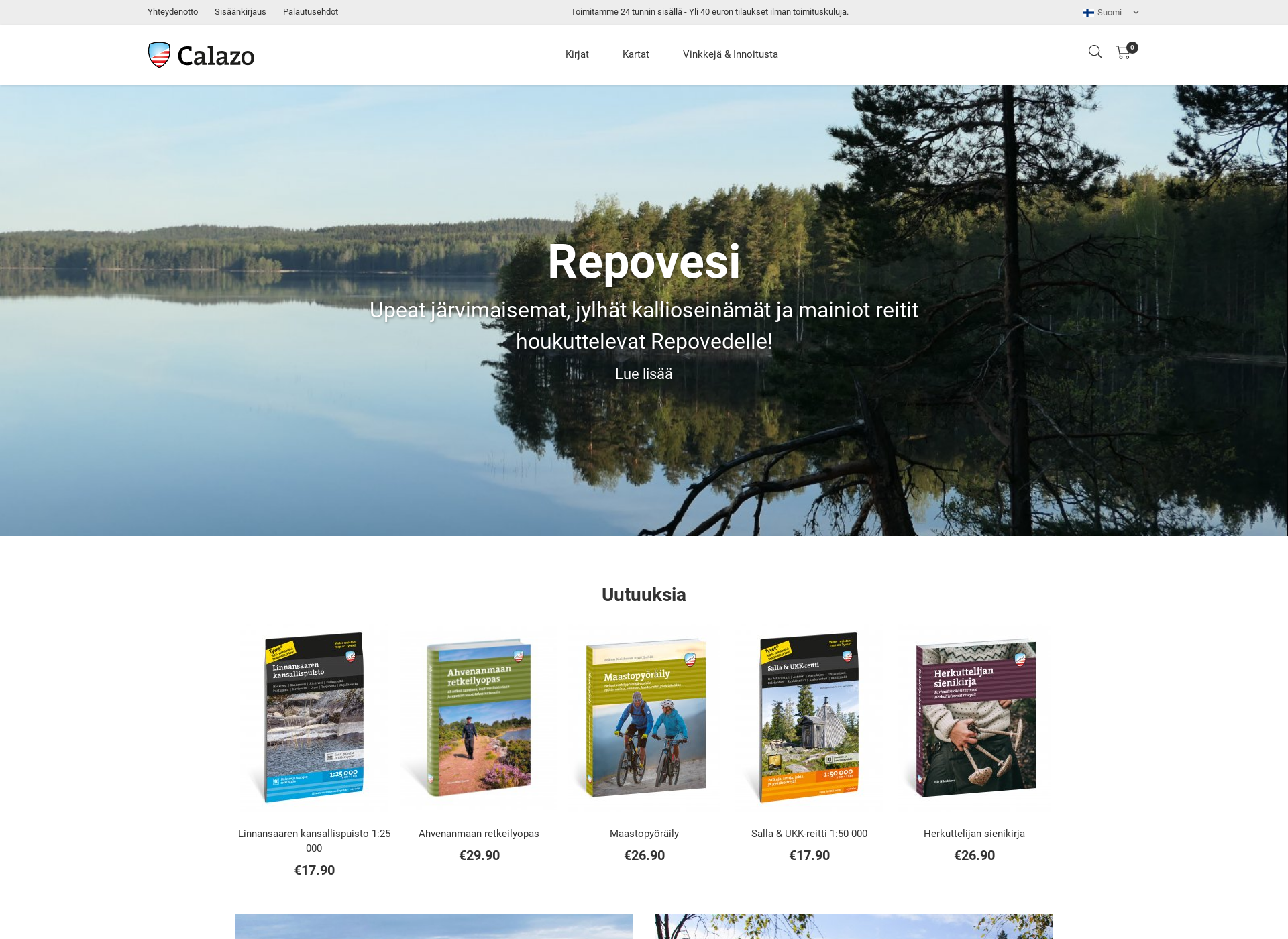 Screenshot for calazo.fi