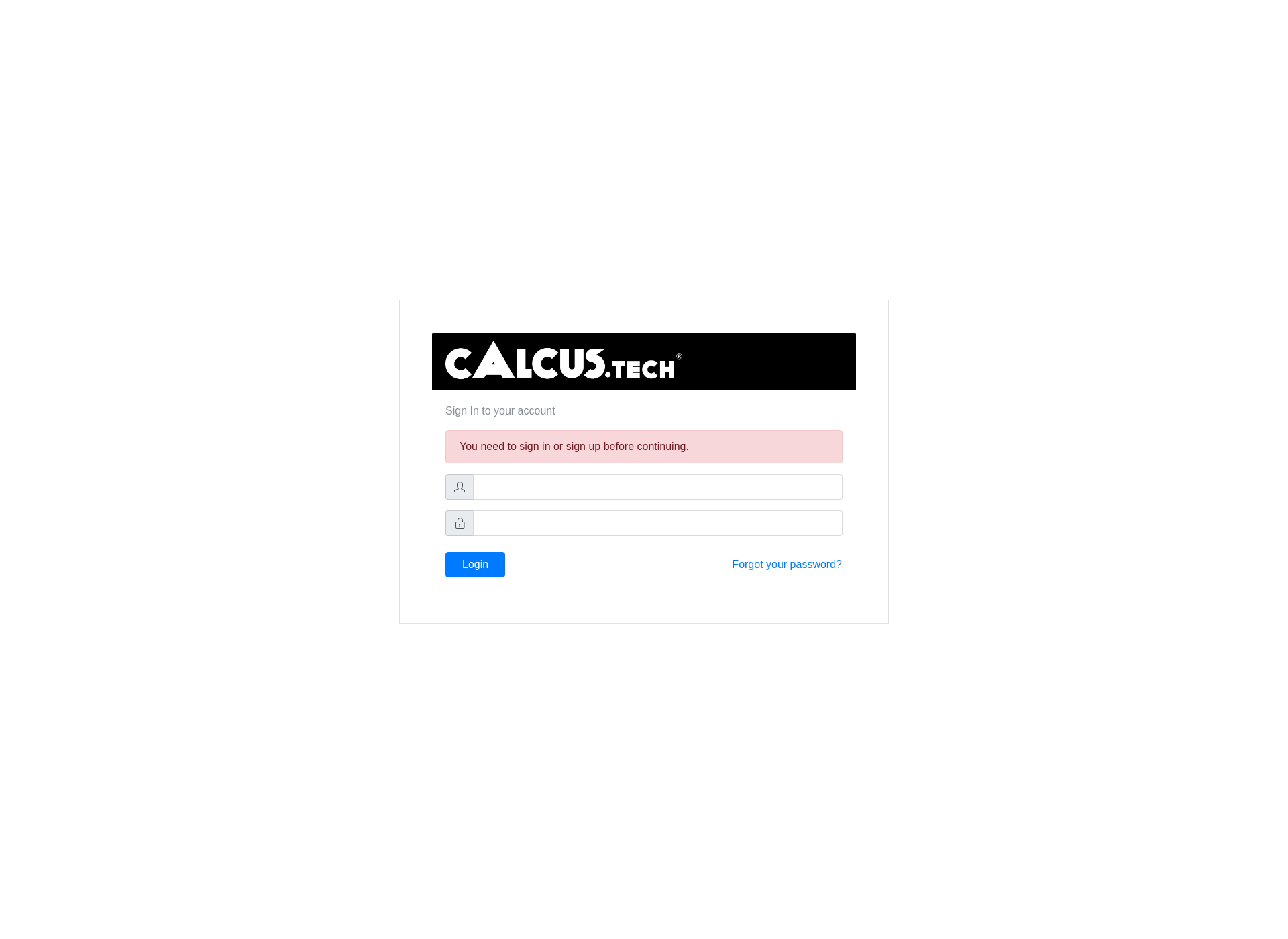 Screenshot for calcus.tech