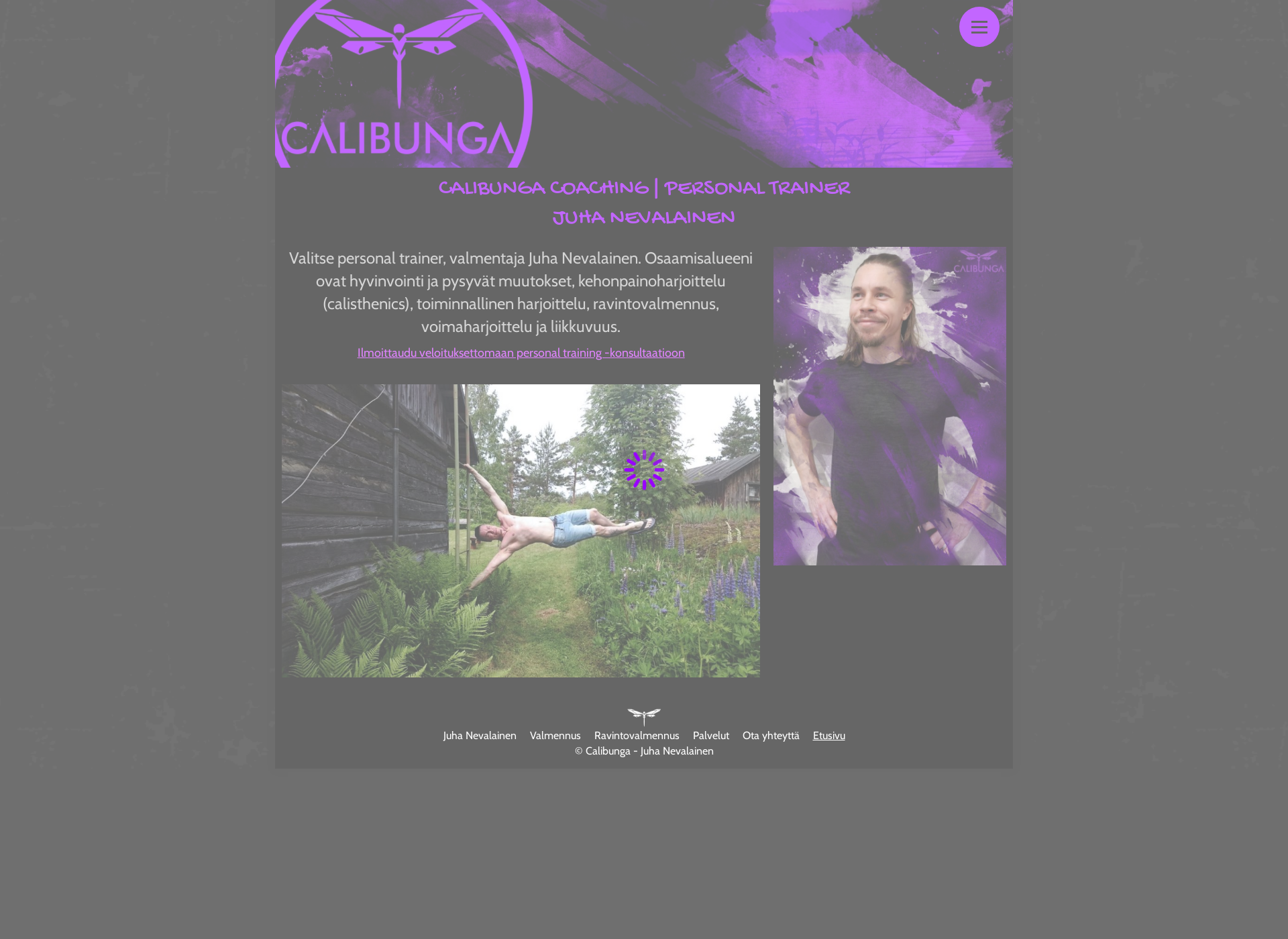 Screenshot for calibunga.fi