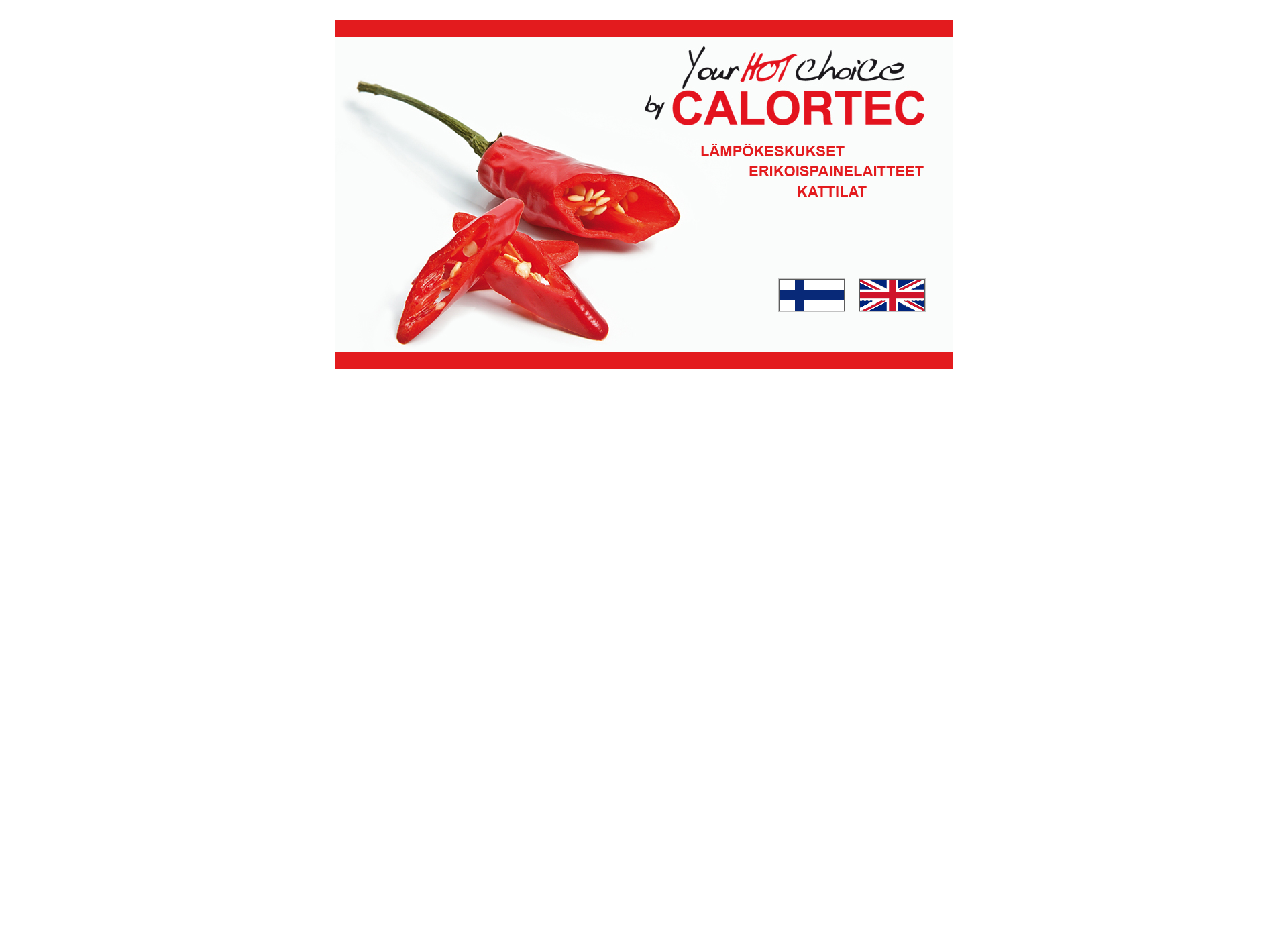 Screenshot for calortec.fi