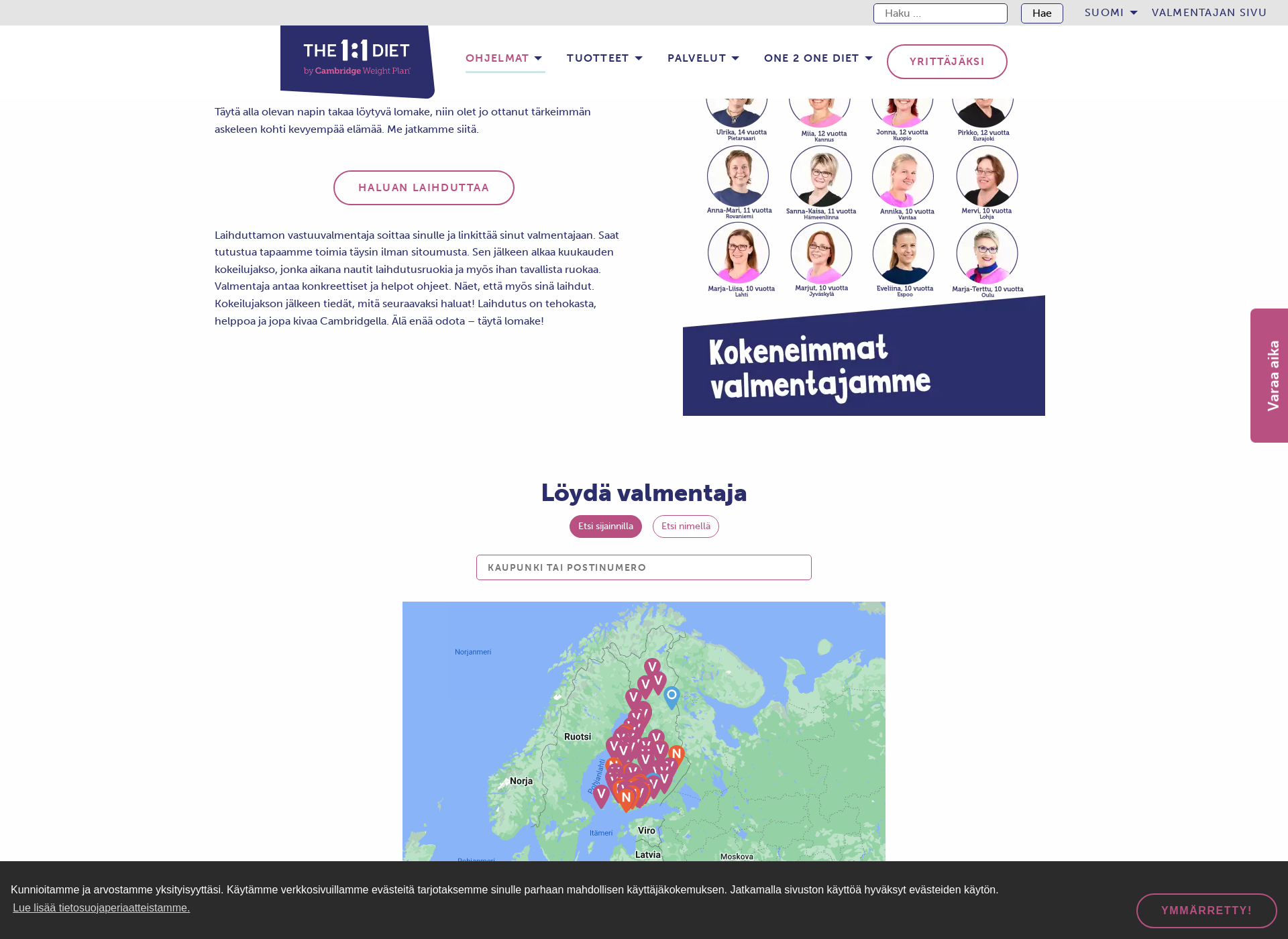 Screenshot for cambridgeohjelma.fi
