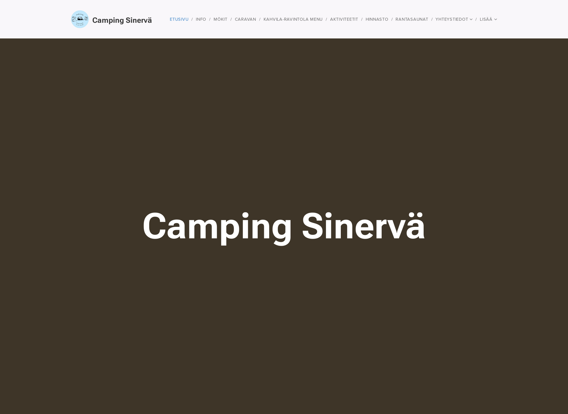 Screenshot for campingsinerva.fi