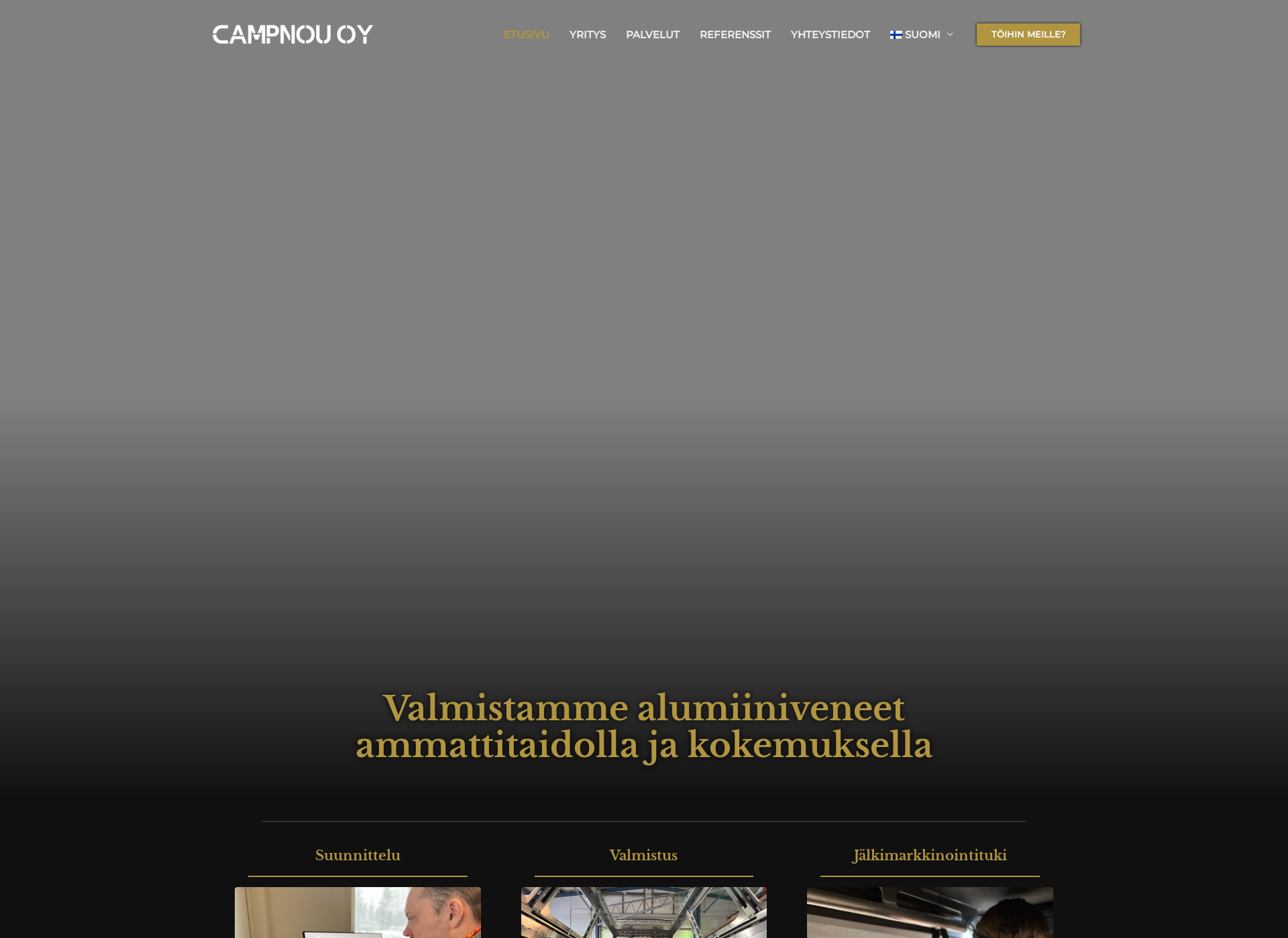 Skärmdump för campnouoy.fi