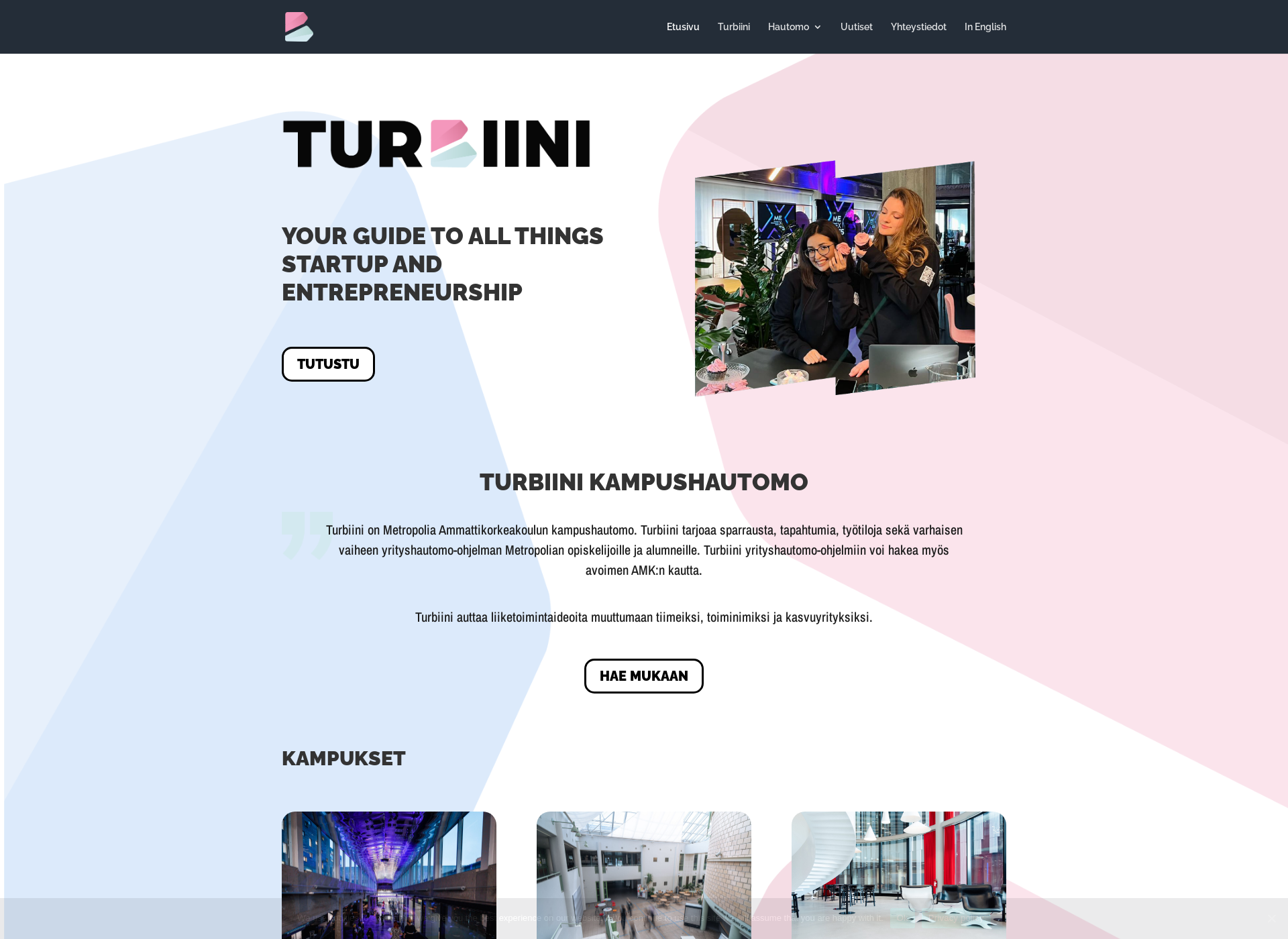 Screenshot for campusincubator.fi