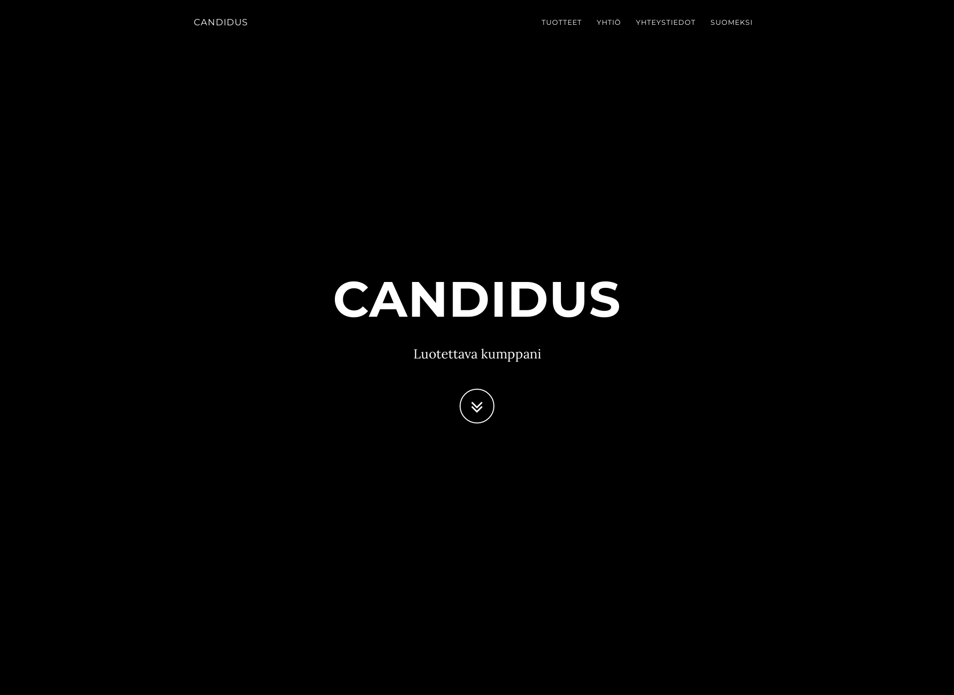 Skärmdump för candidus.fi