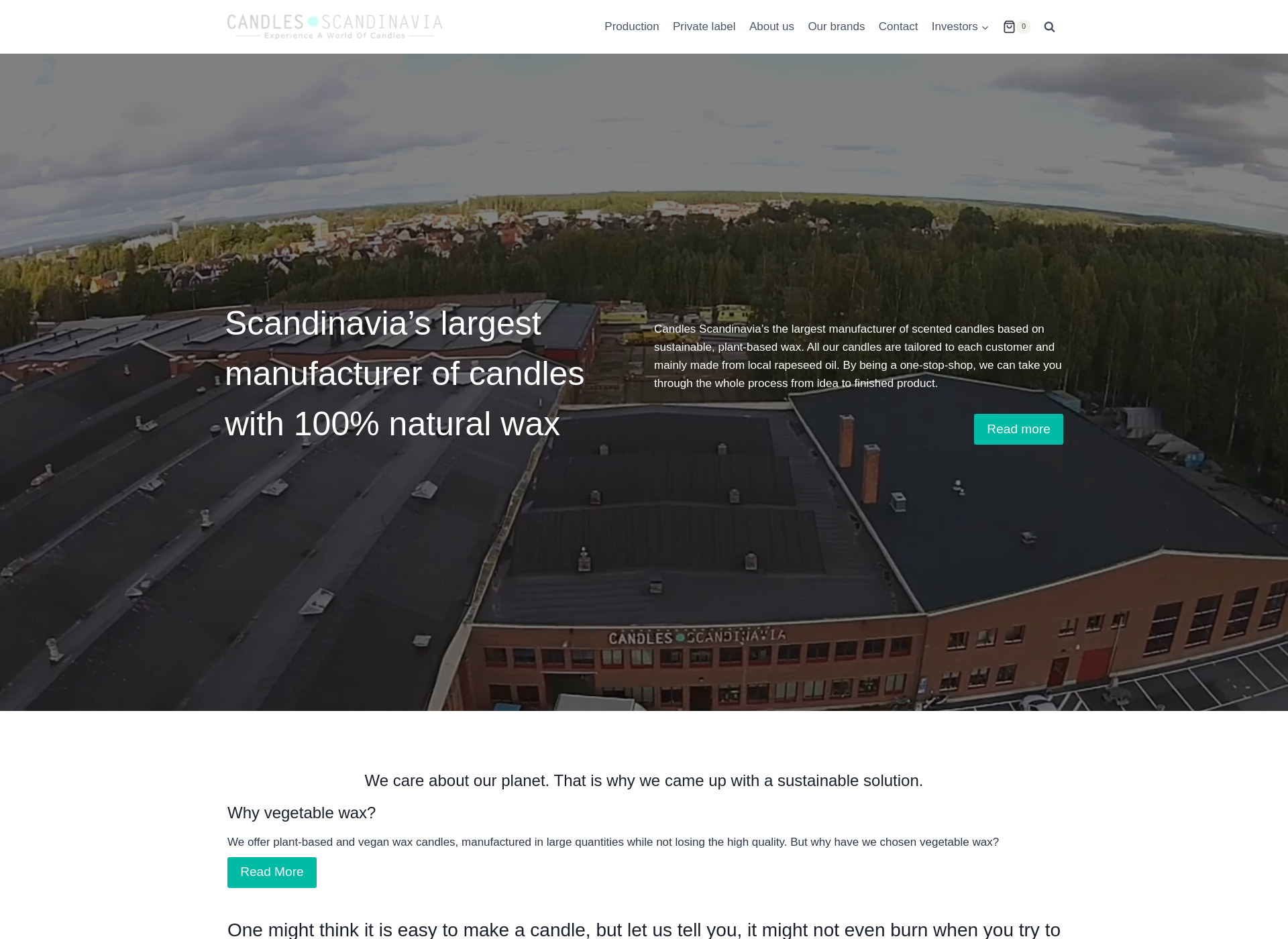 Screenshot for candlesscandinavia.fi