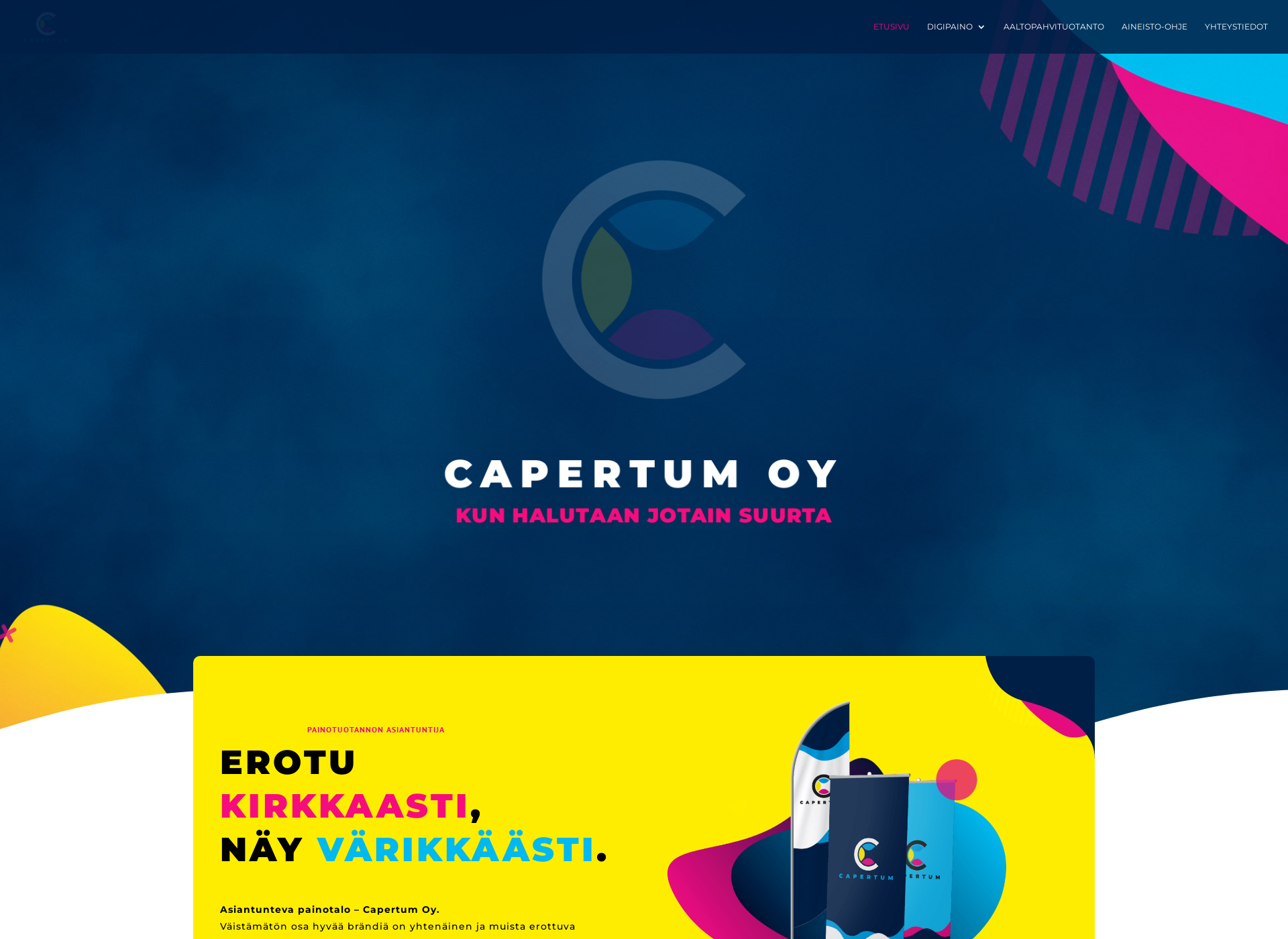 Screenshot for capertum.fi