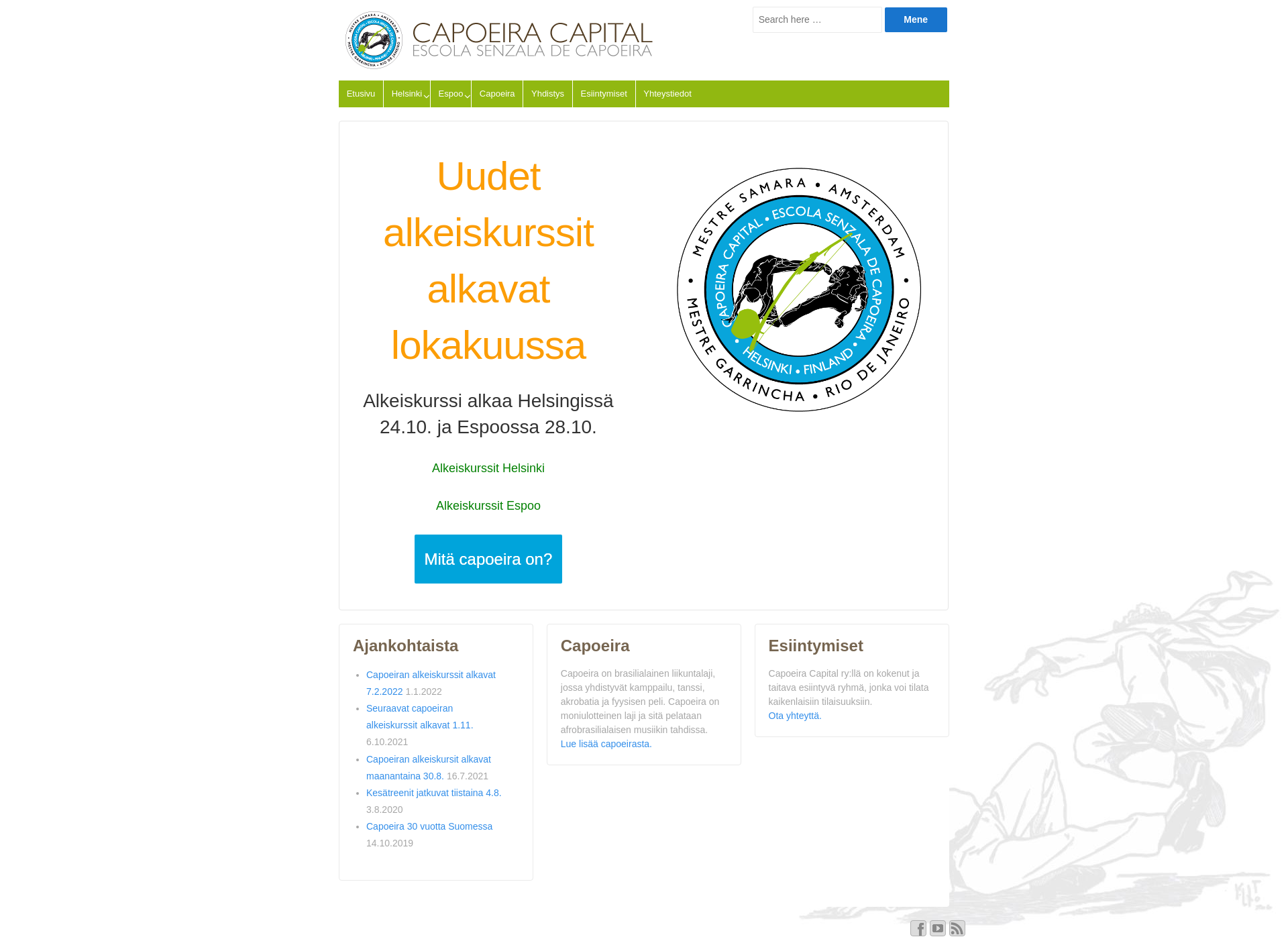Screenshot for capoeiracapital.fi