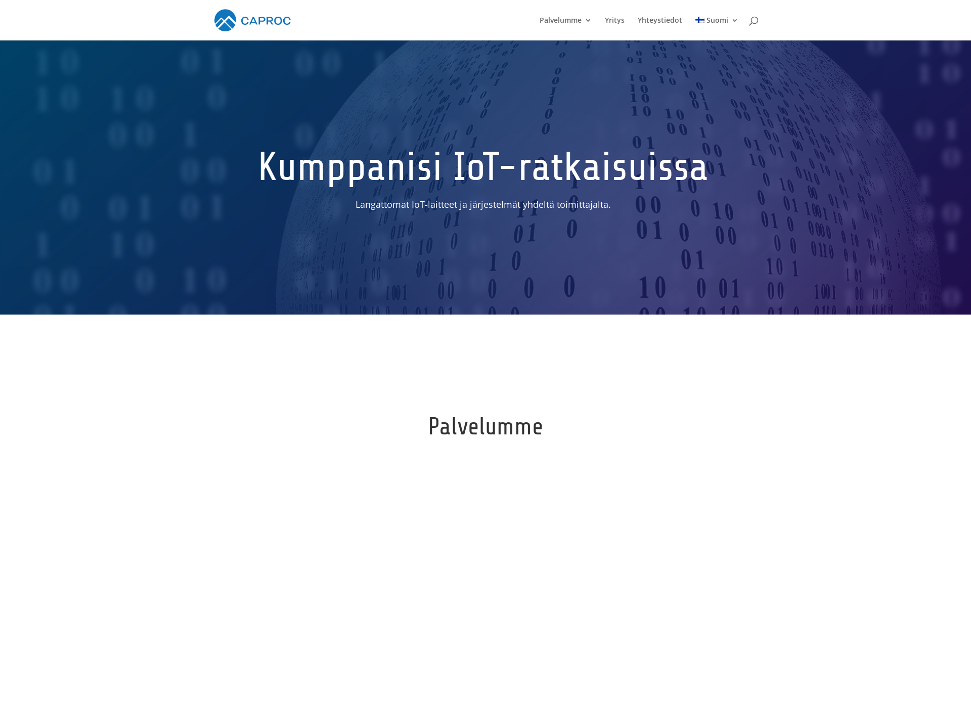 Screenshot for caproc.fi