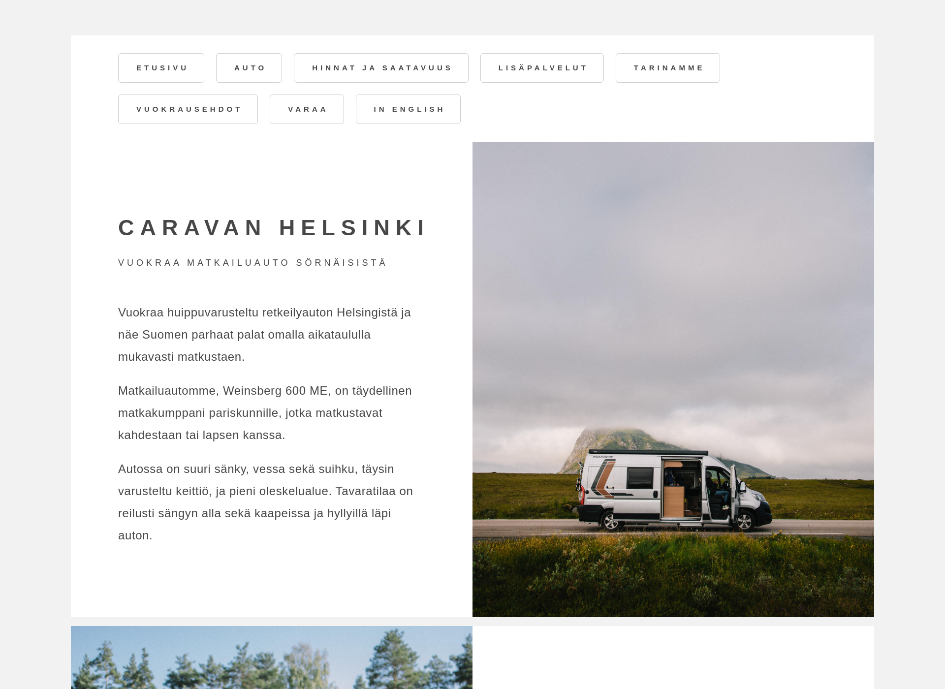 Skärmdump för caravanhelsinki.fi