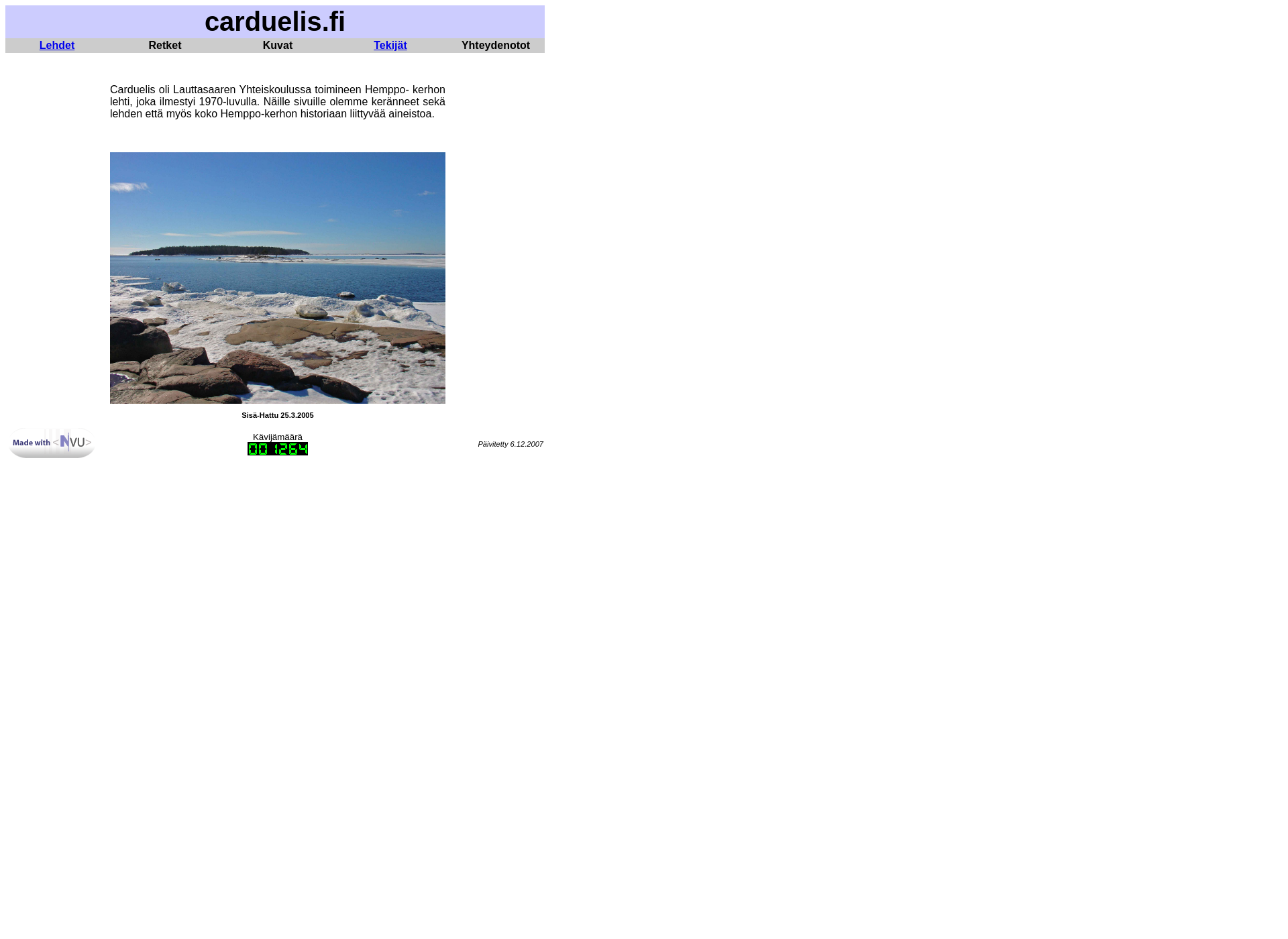 Screenshot for carduelis.fi