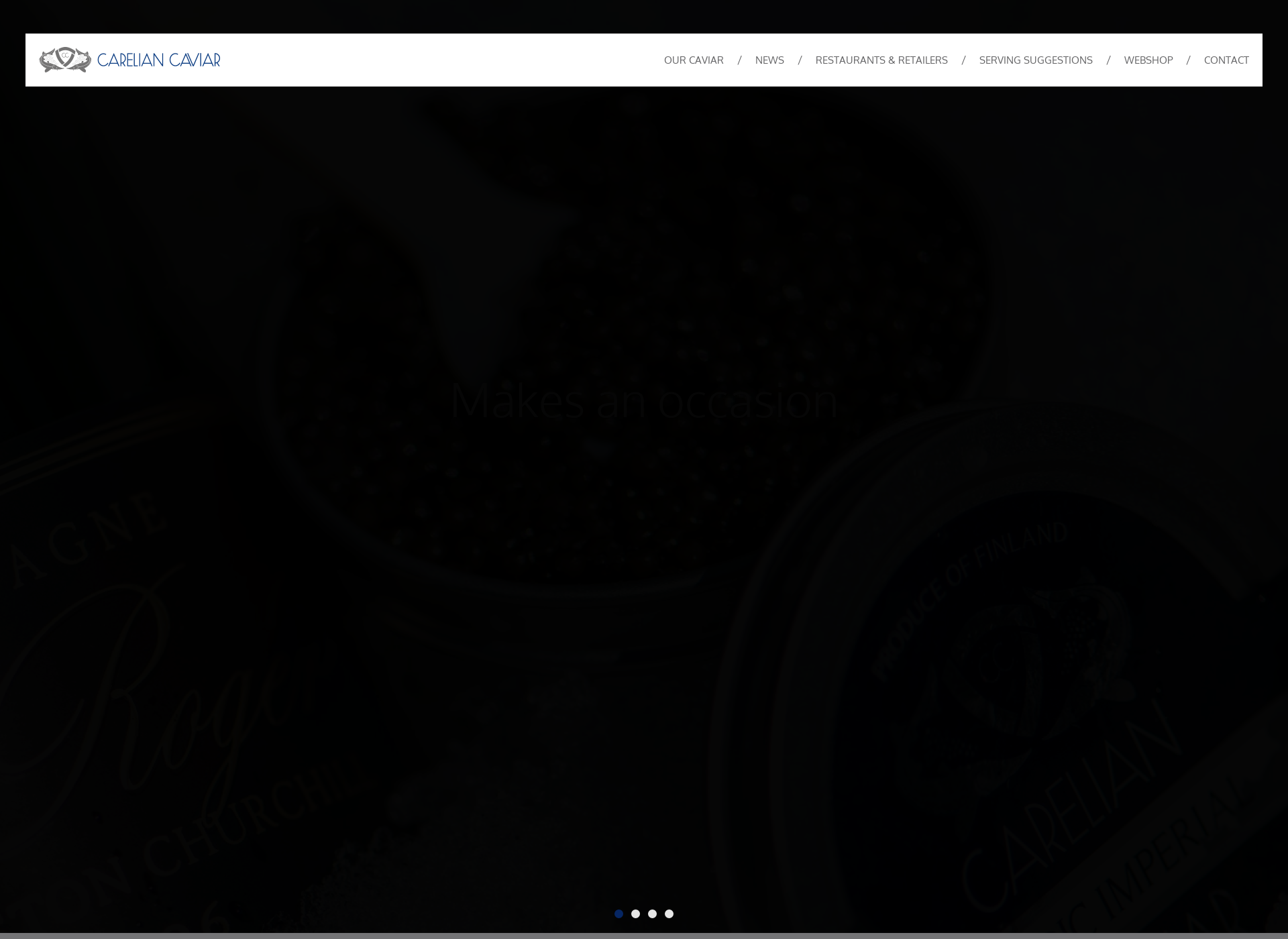 Screenshot for careliancaviar.com