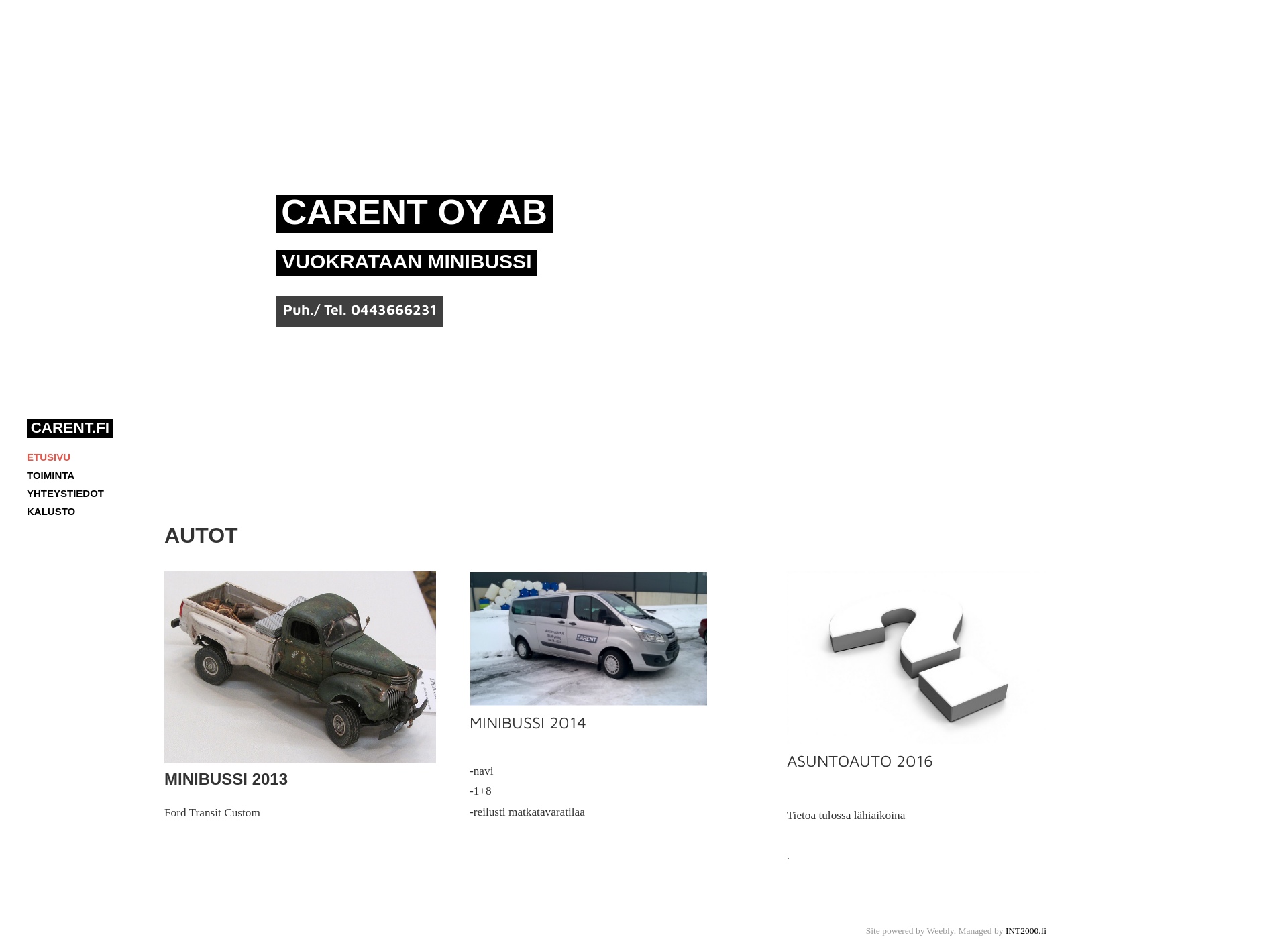 Screenshot for carent.fi