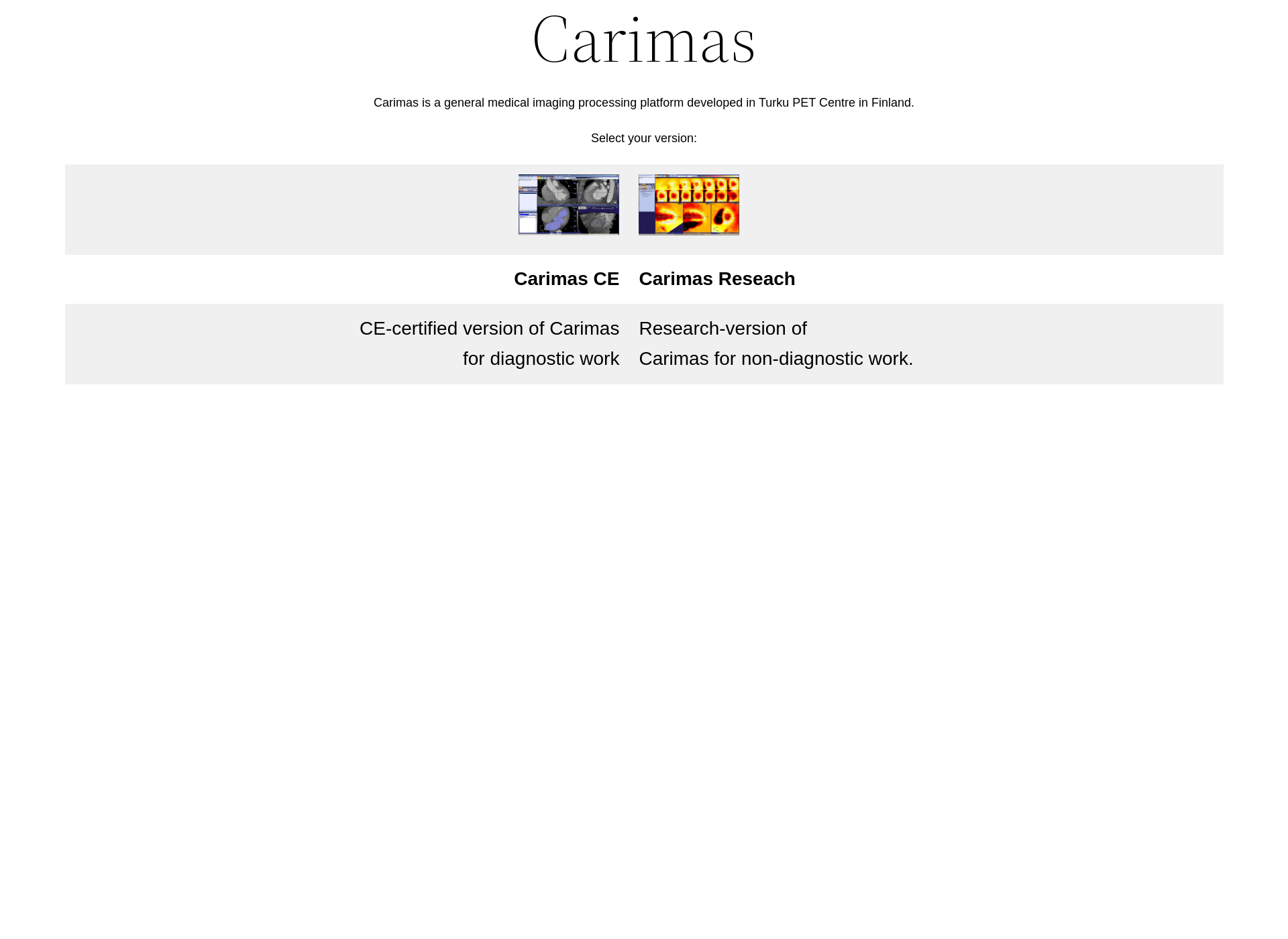 Screenshot for carimas.fi
