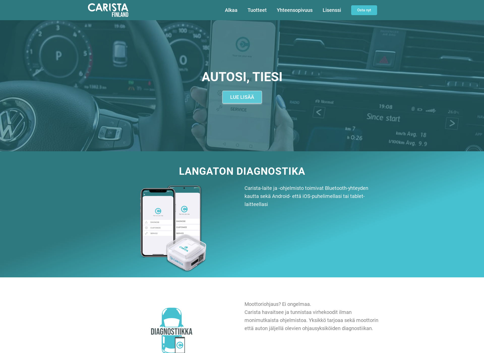 Screenshot for carista.fi